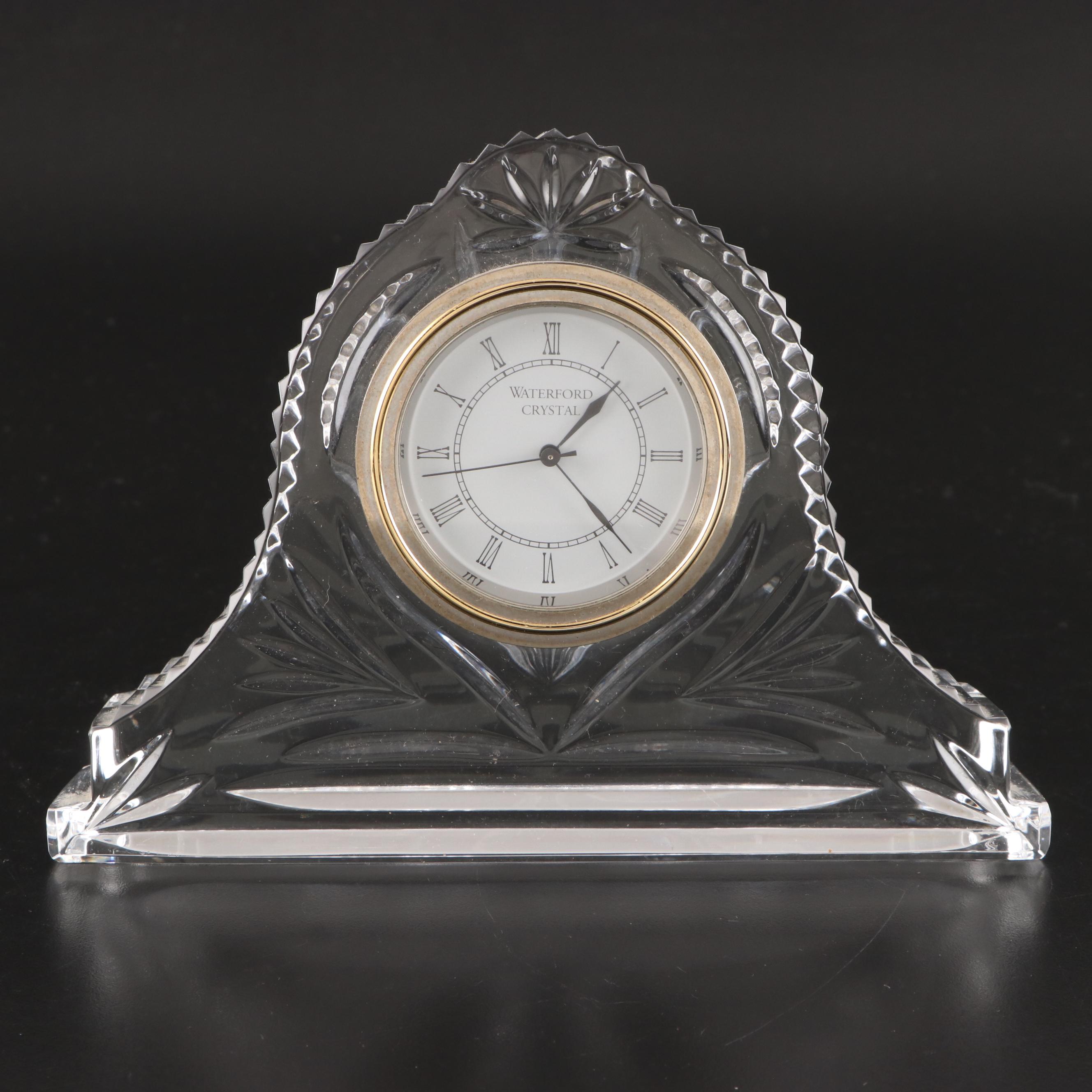 Seiko and Waterford Crystal Desk Clocks