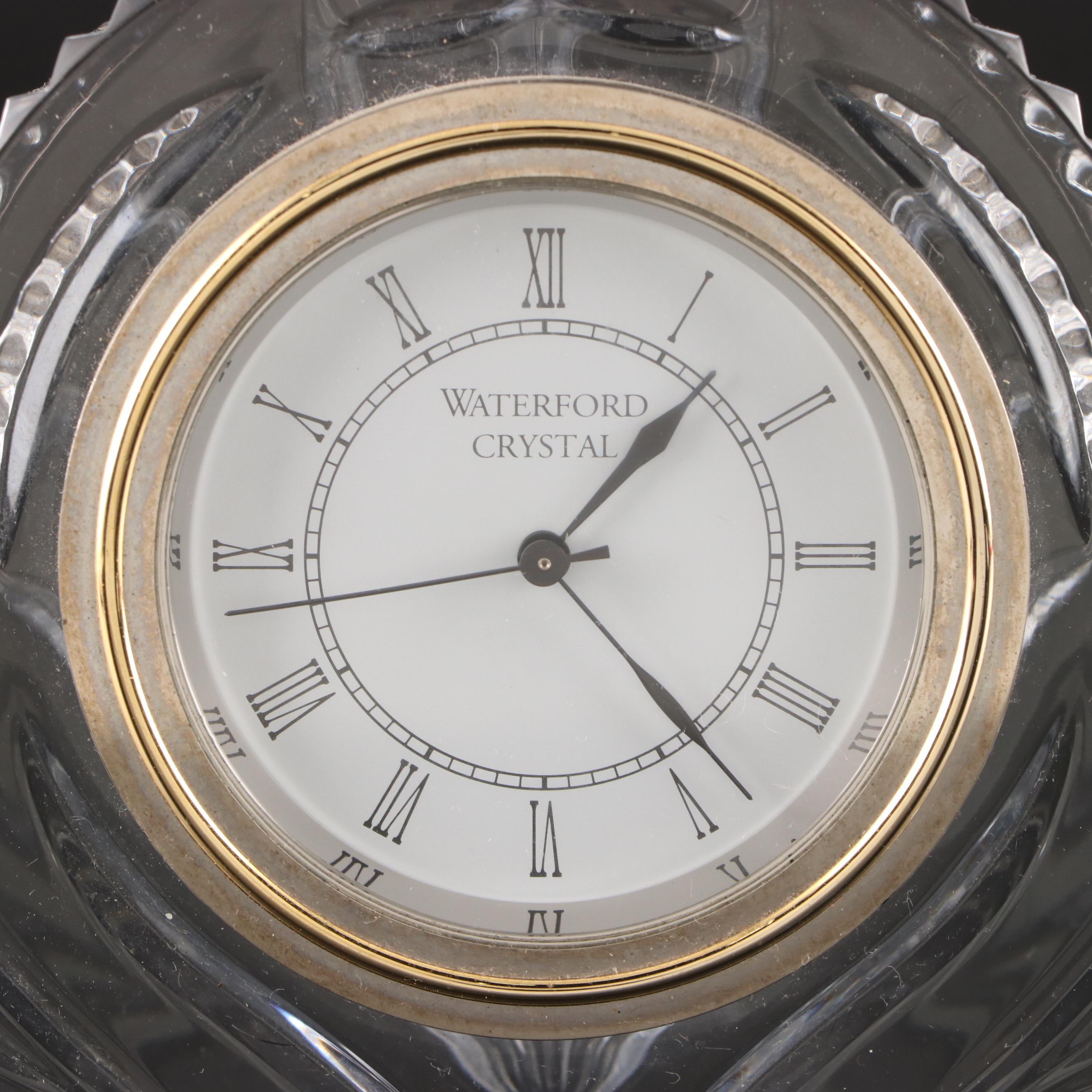 Seiko and Waterford Crystal Desk Clocks