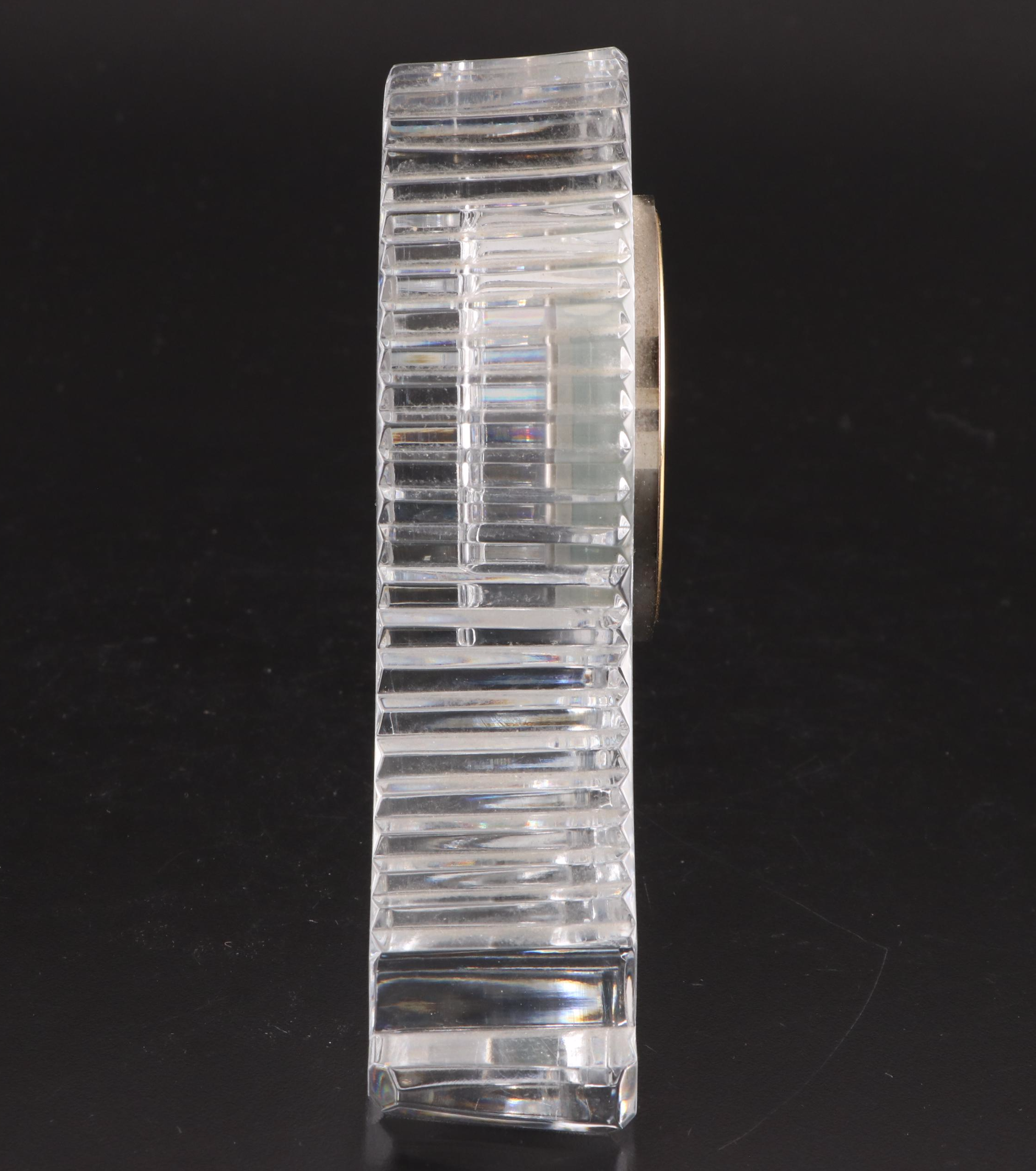 Seiko and Waterford Crystal Desk Clocks