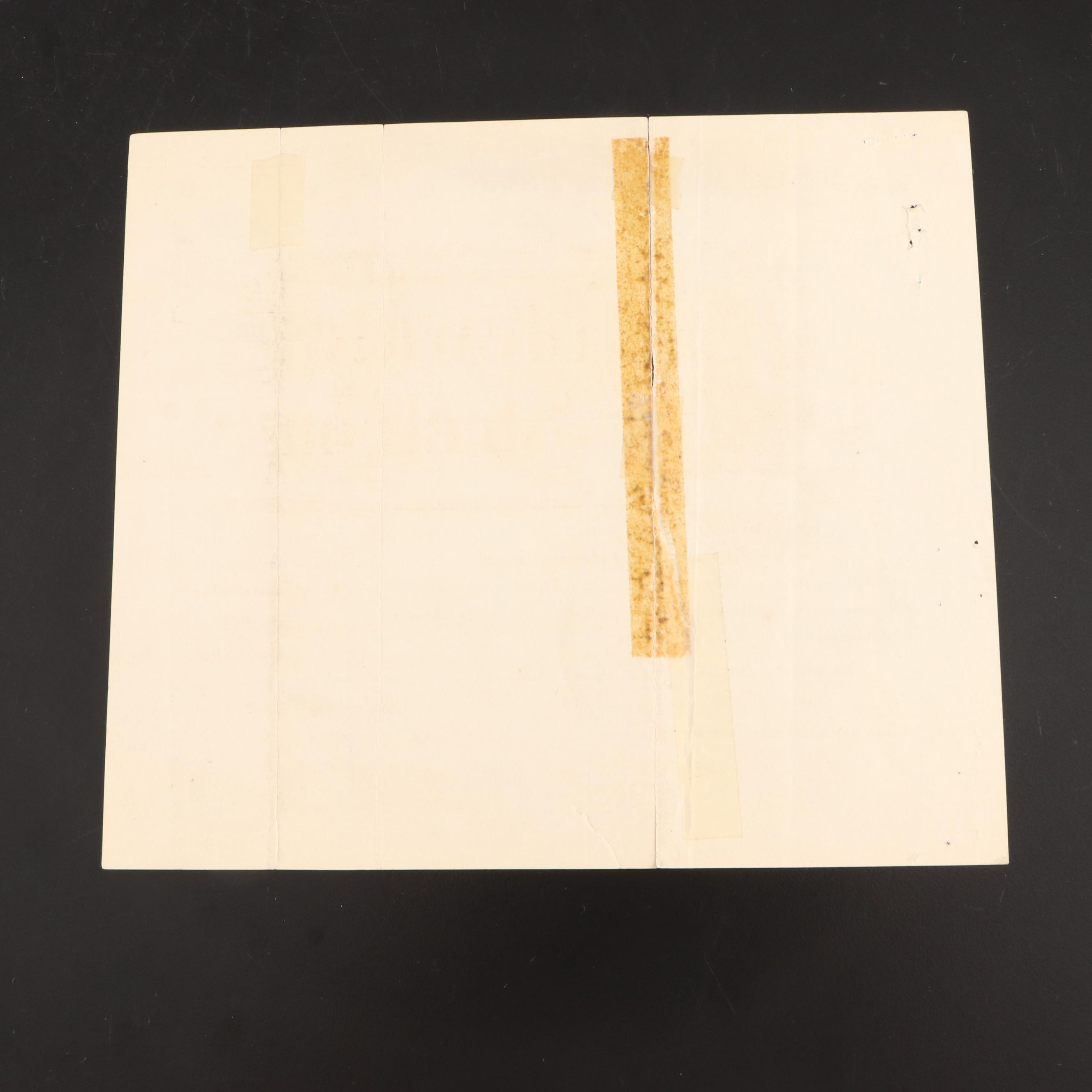 Colonial America with Other Bank Checks, Invoices, Waybill and More Documents