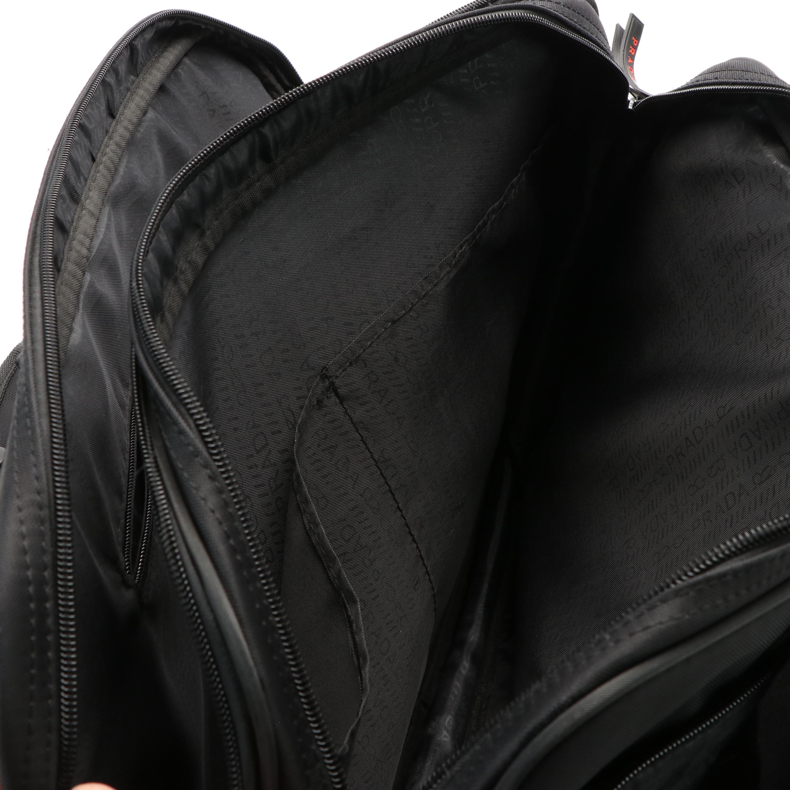 Prada Black Nylon Laptop Brief Case