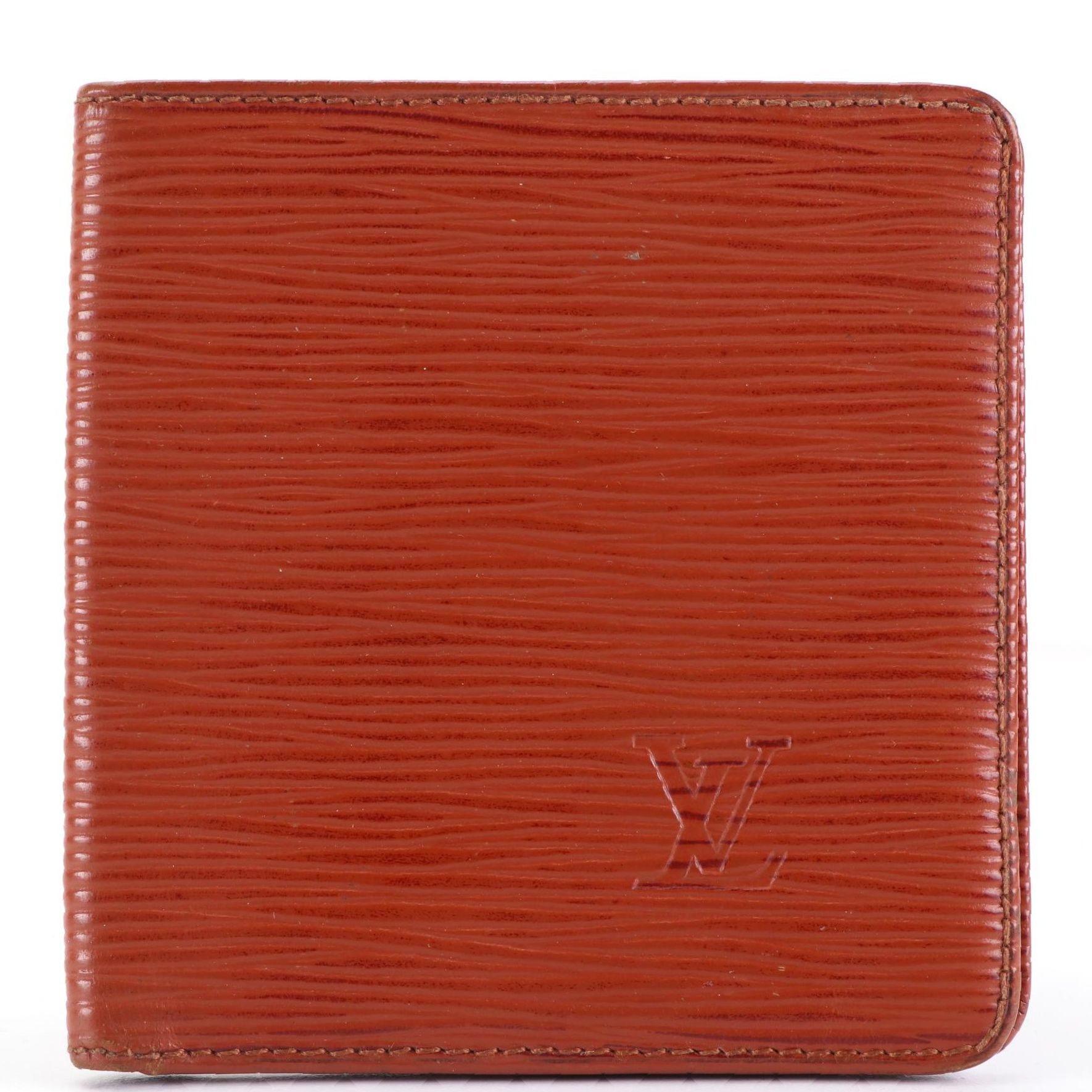 Louis Vuitton Malletier Bifold Wallet in Kenyan Fawn Epi Leather