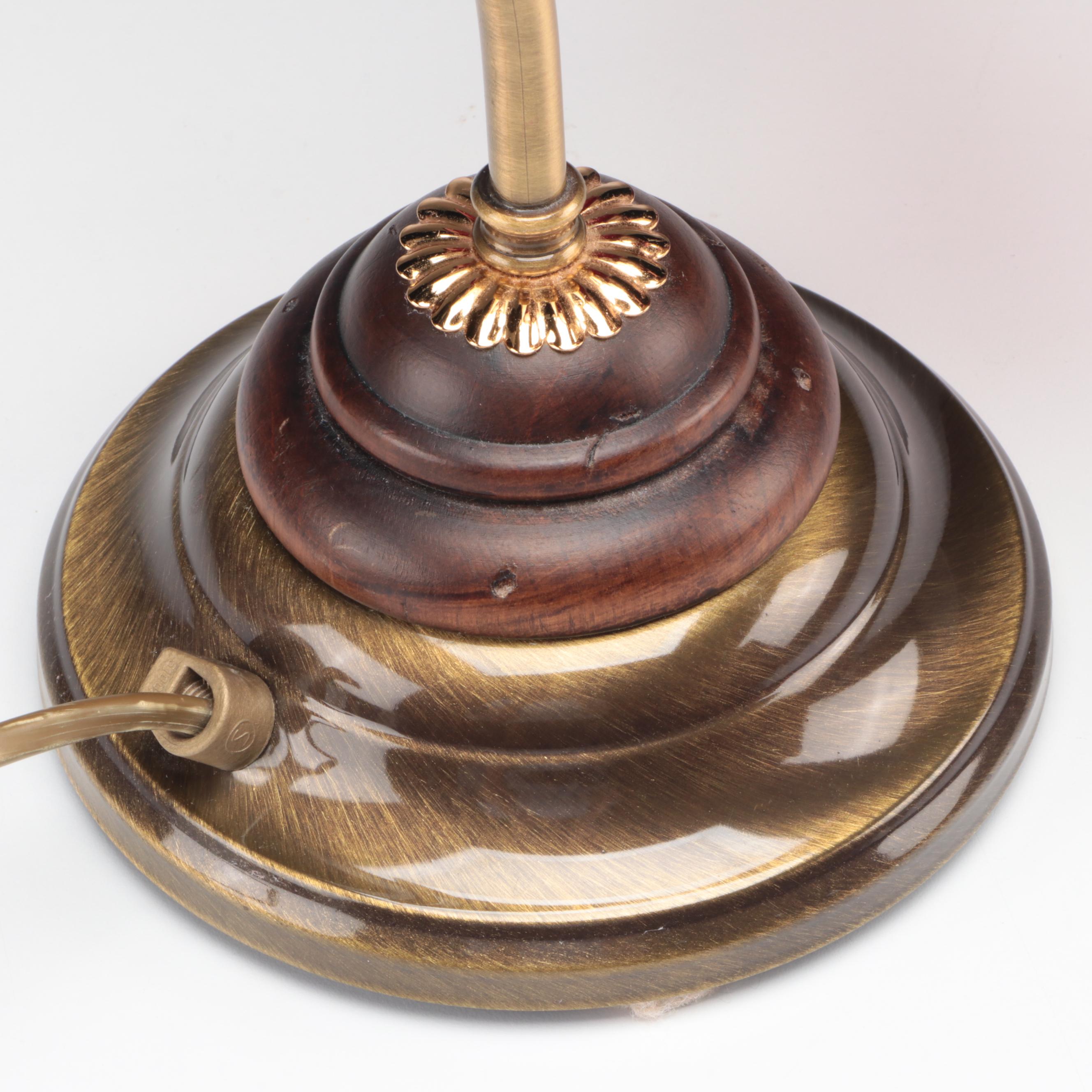 Murano Millefiori with Red Glass Table Lamp