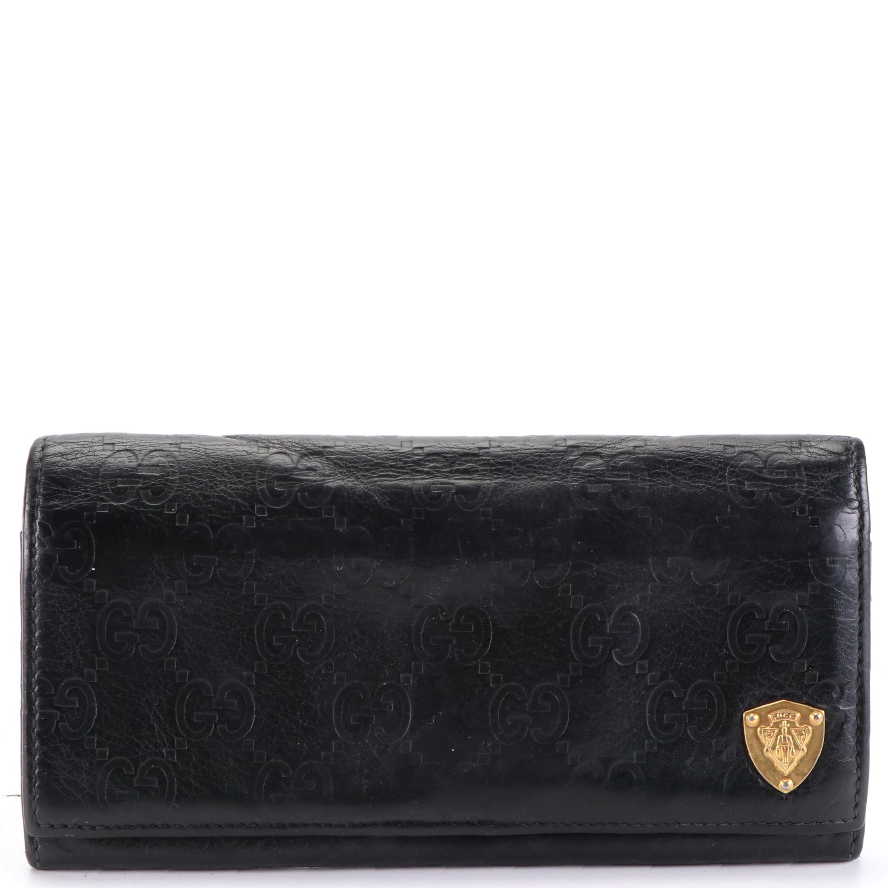 Gucci Long Wallet in Guccissima Leather