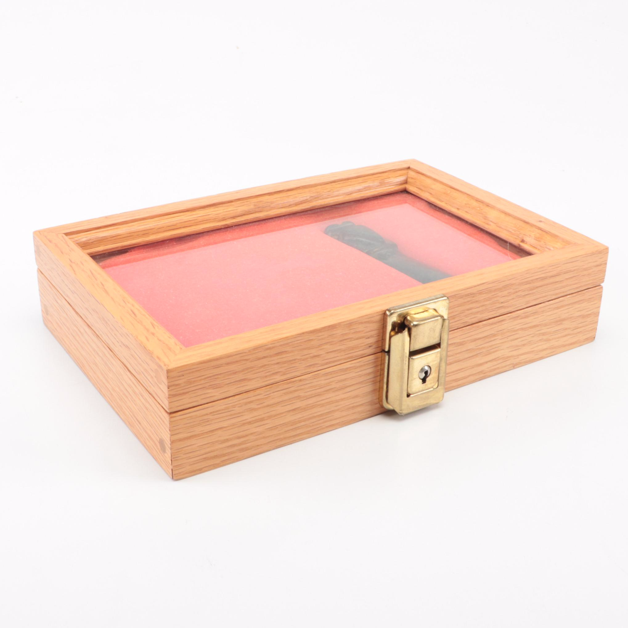 Mayan Style Aventurine Axe God Pendant