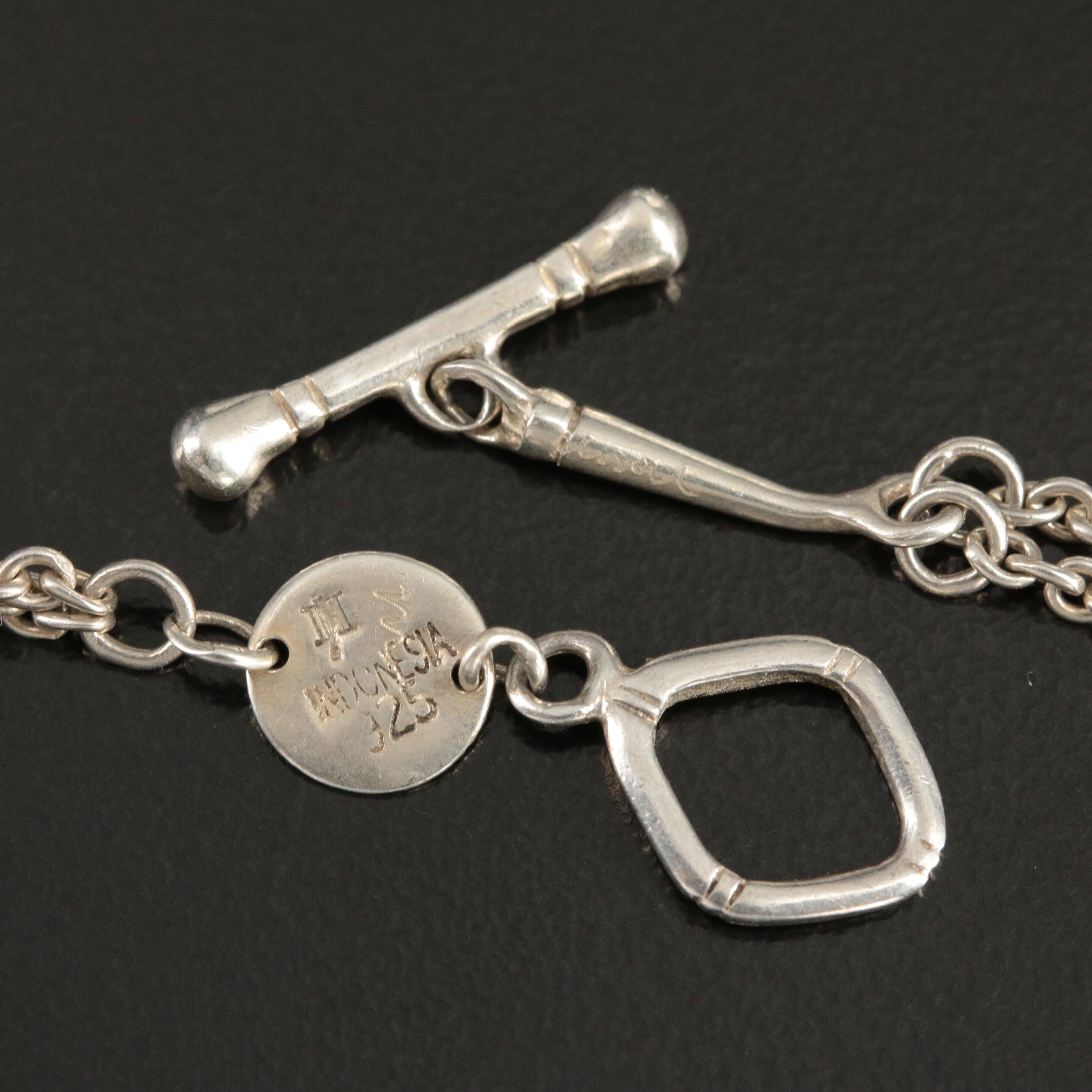 John Hardy "Batu" Sterling and Citrine Pendant Necklace