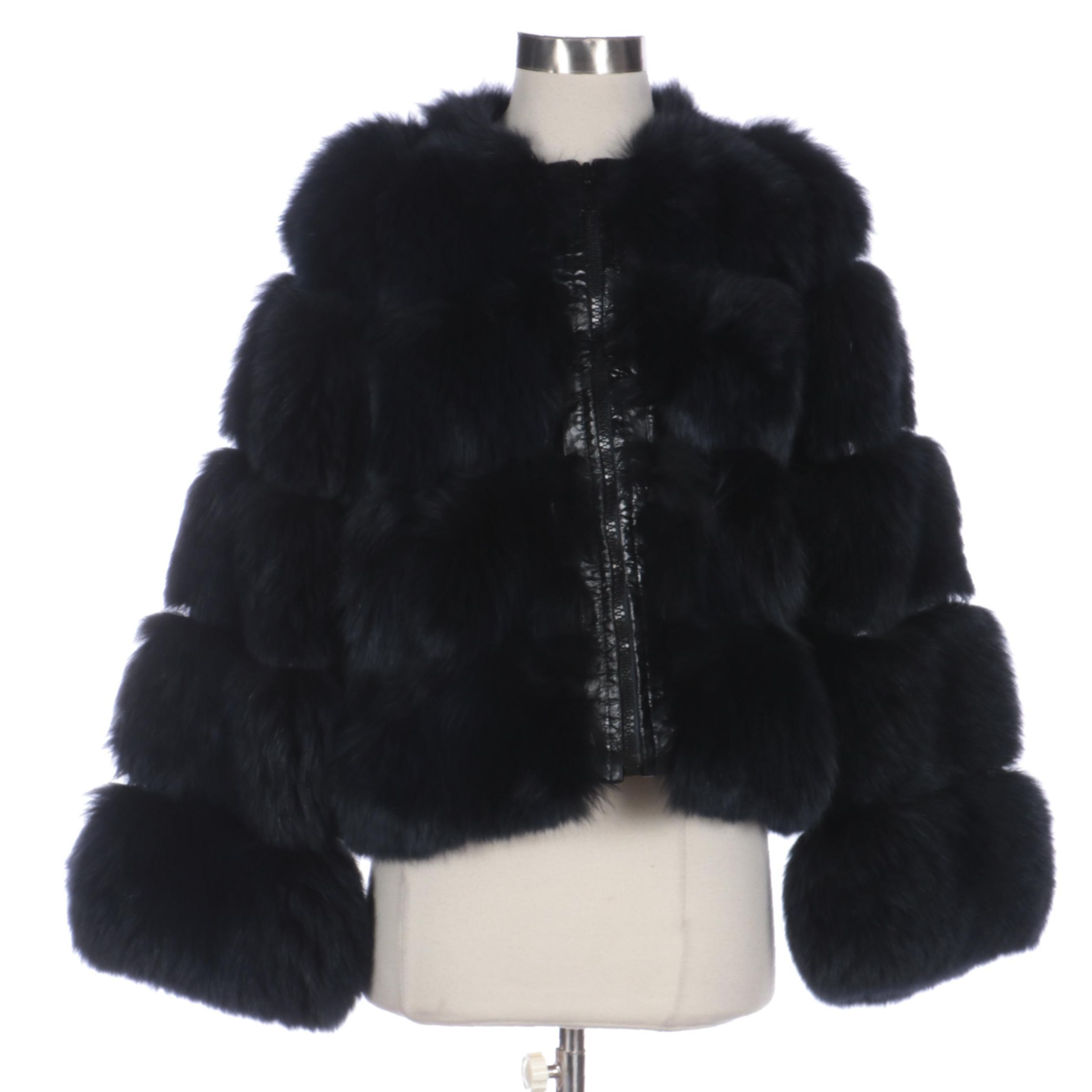 Christian Dior Boutique Fourrure Dyed Fox Fur Jacket