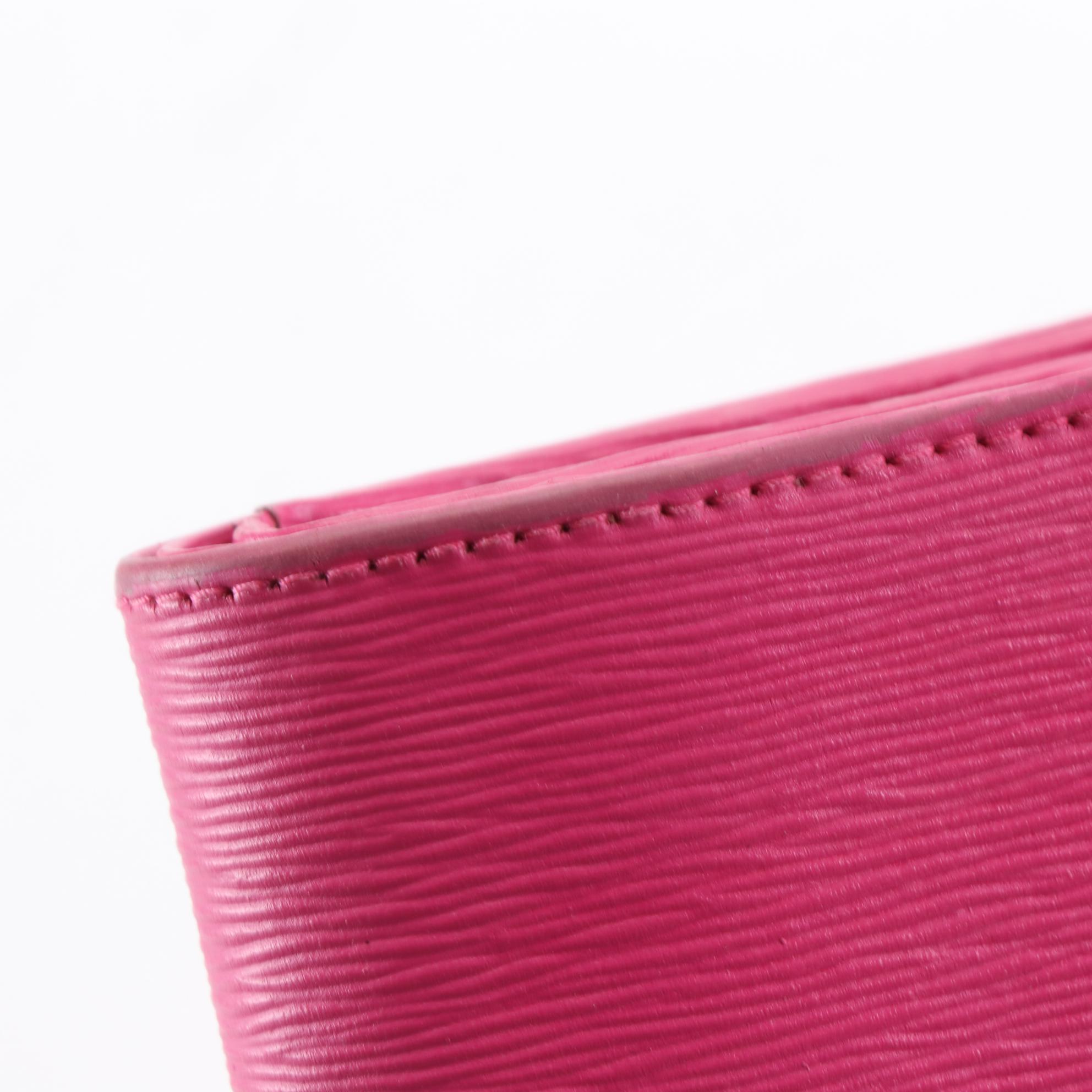 Prada Saffiano Leather Zip-Around Compact Wallet