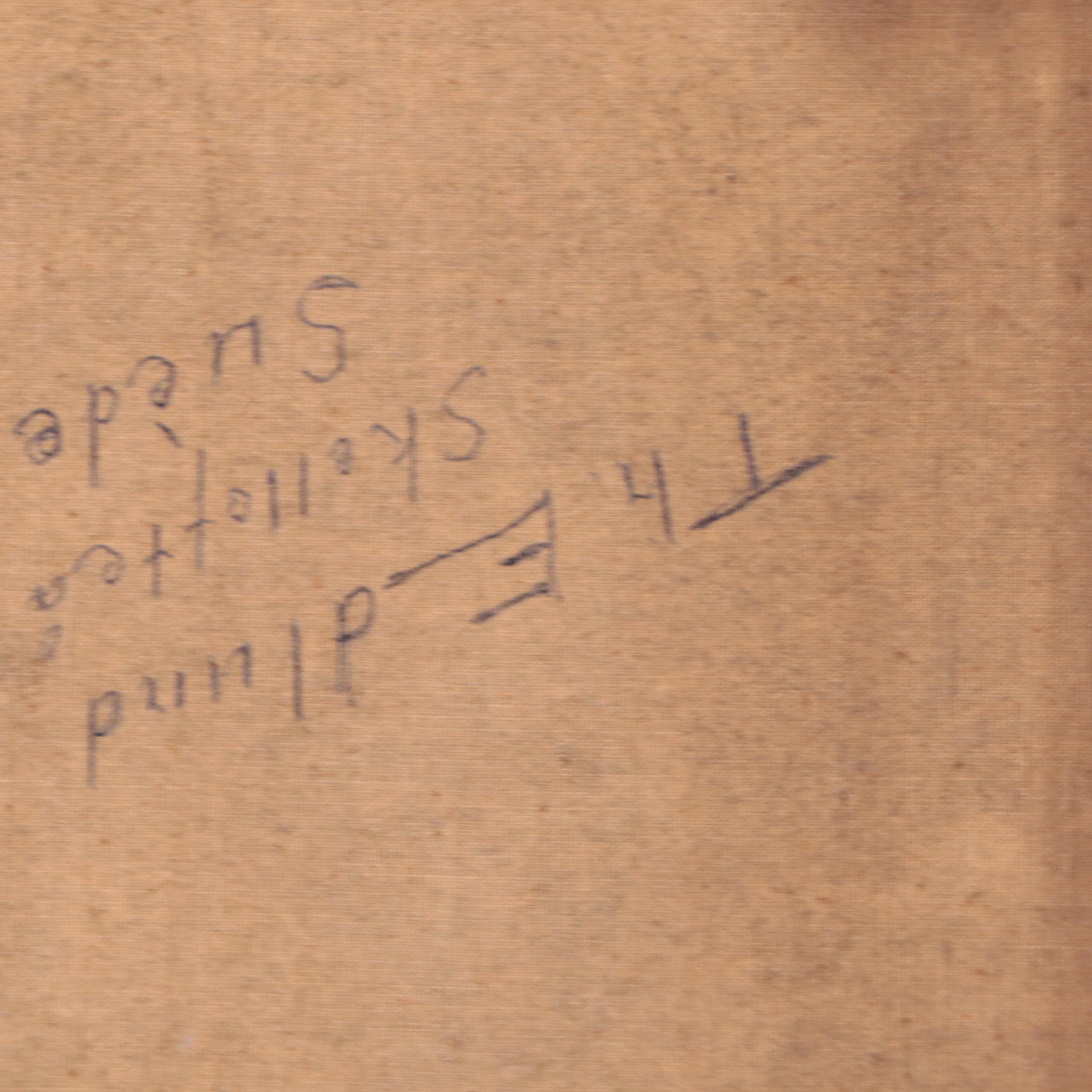 Louis Gontier Interior Genre Scene Oil Painting