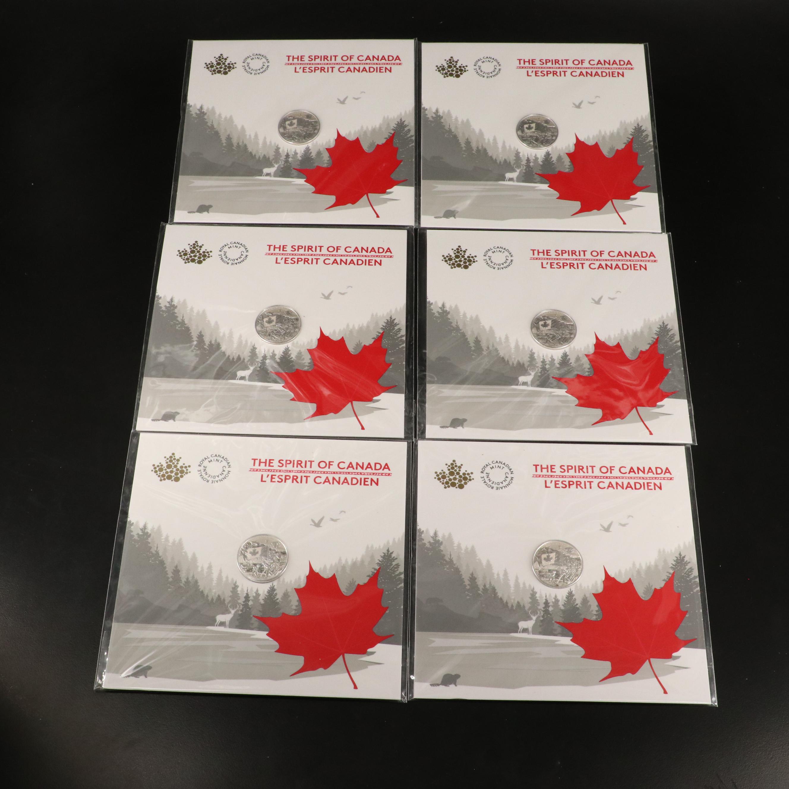 Group of Twenty Silver Canadian Commemorative Coins