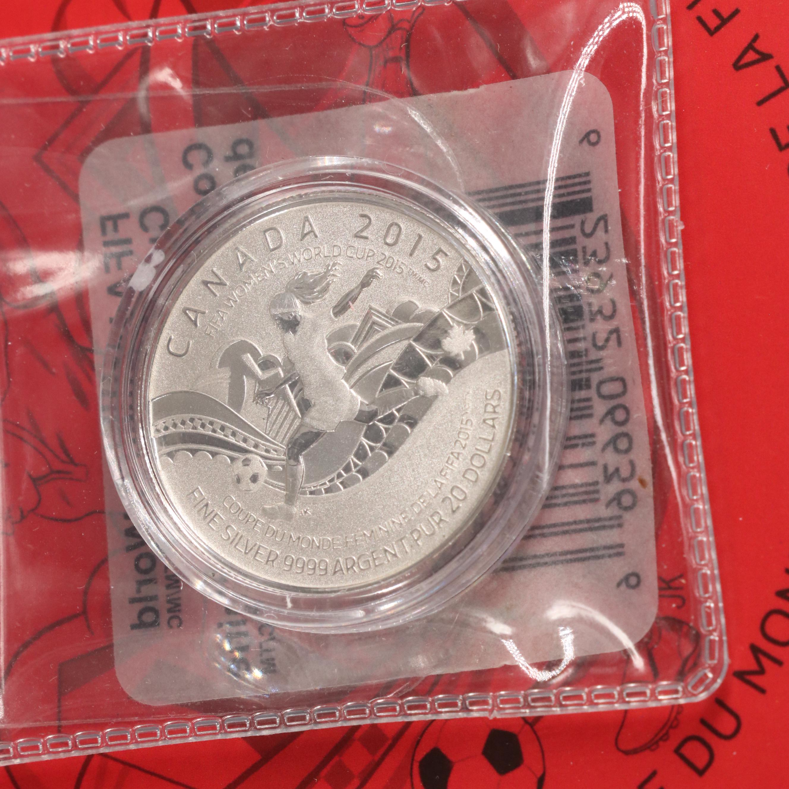 Group of Twenty Silver Canadian Commemorative Coins