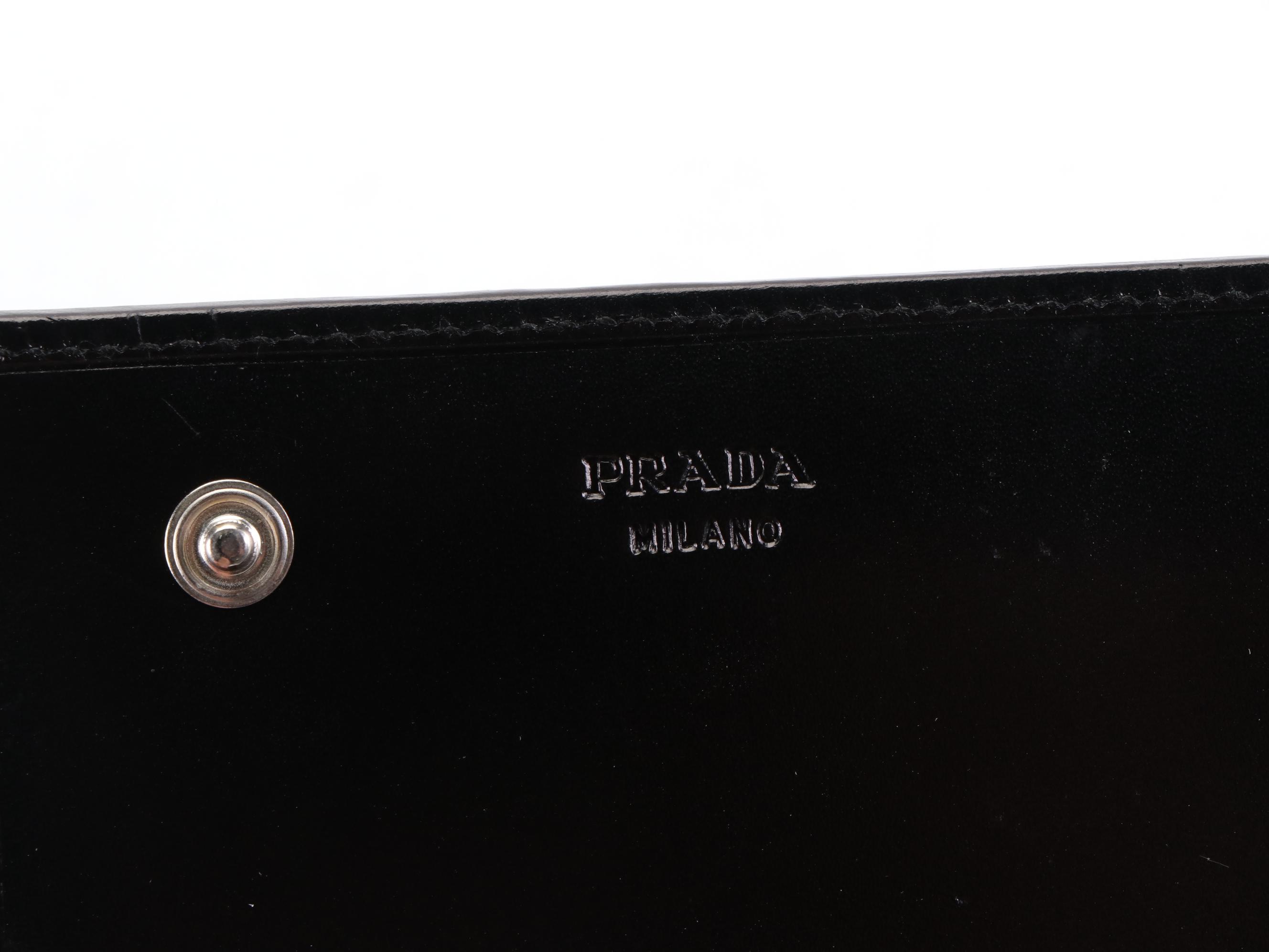 Prada Leather Long Wallet with Box