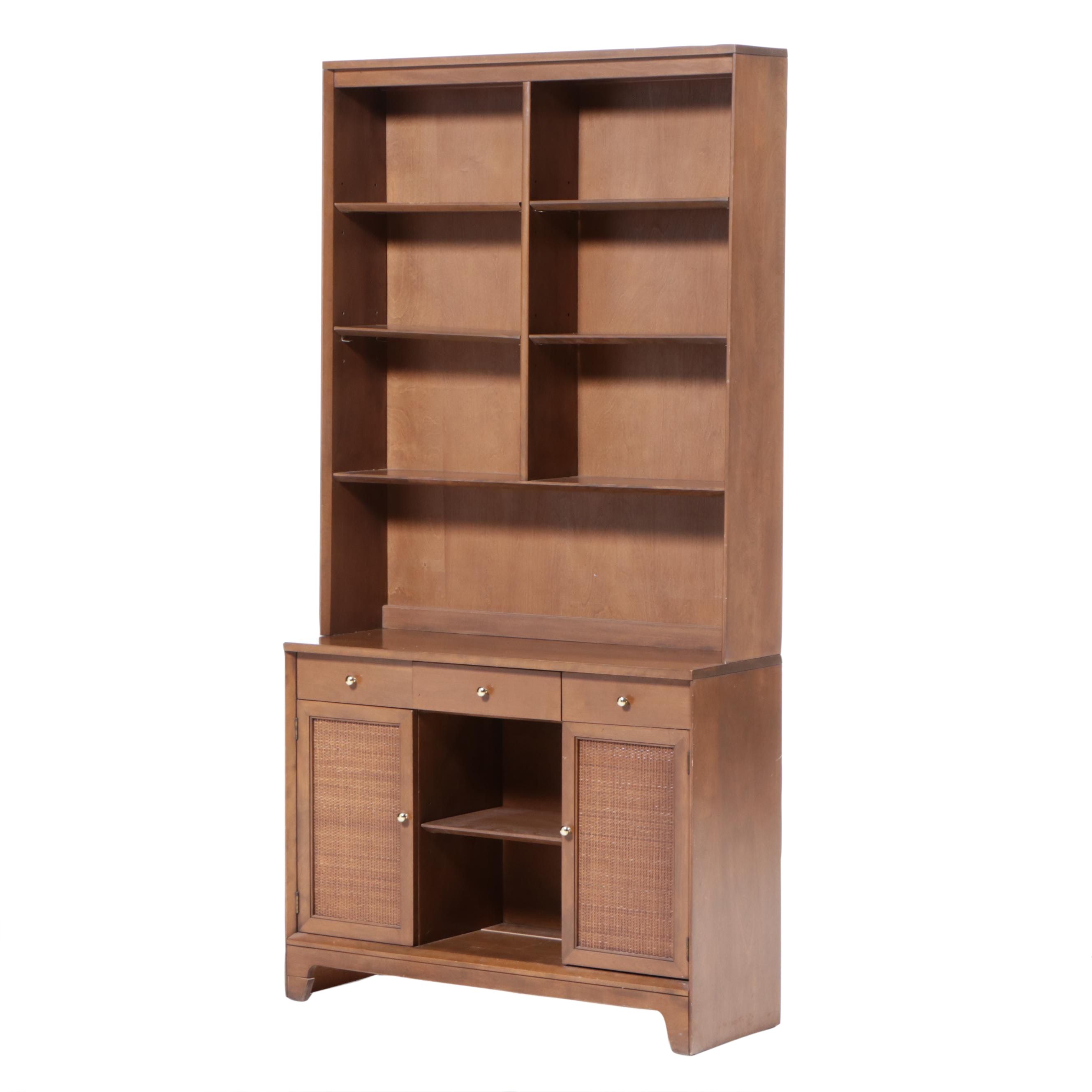 Baumritter "Birchcraft" Bookcase in Chestnut Finish, Mid-20th Century