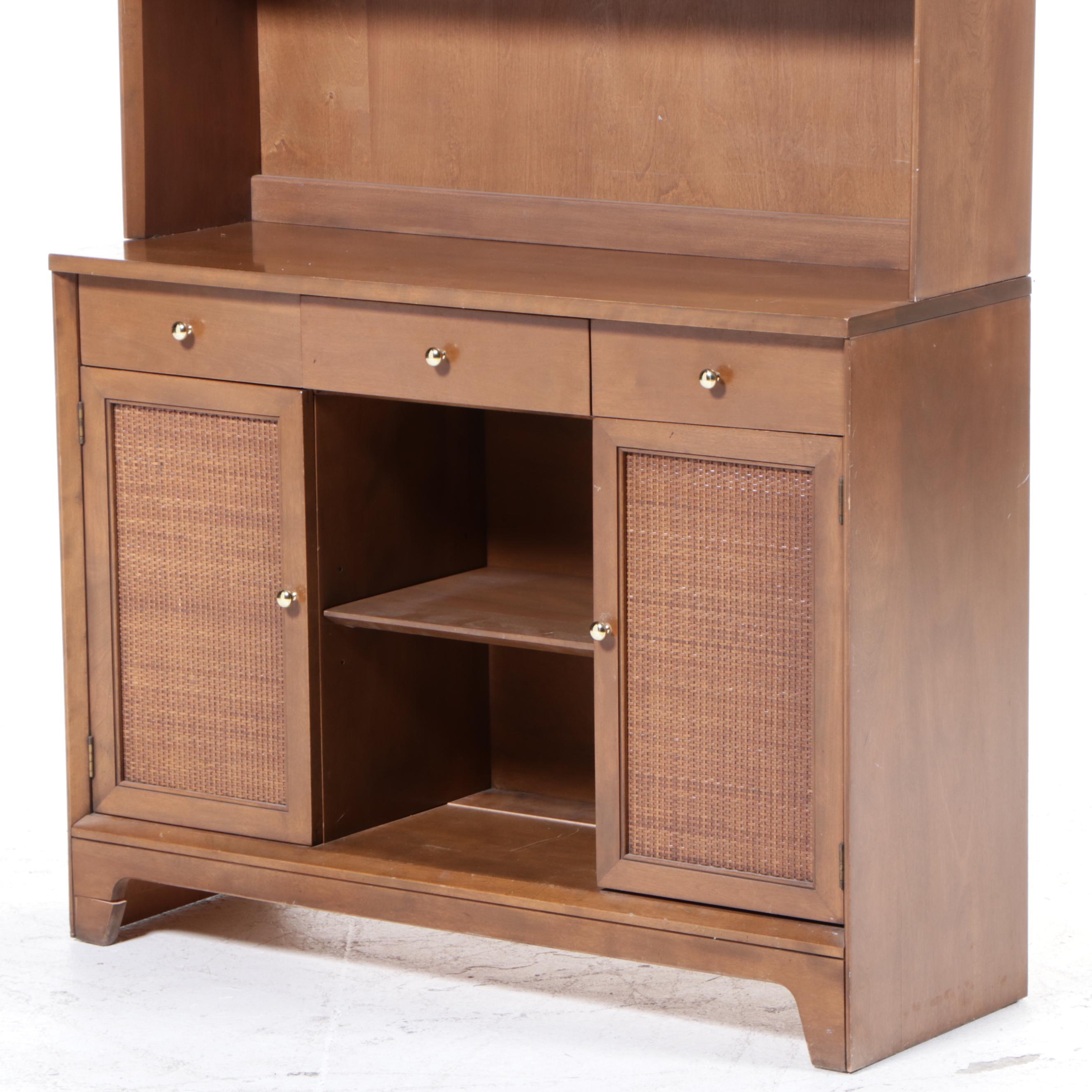 Baumritter "Birchcraft" Bookcase in Chestnut Finish, Mid-20th Century