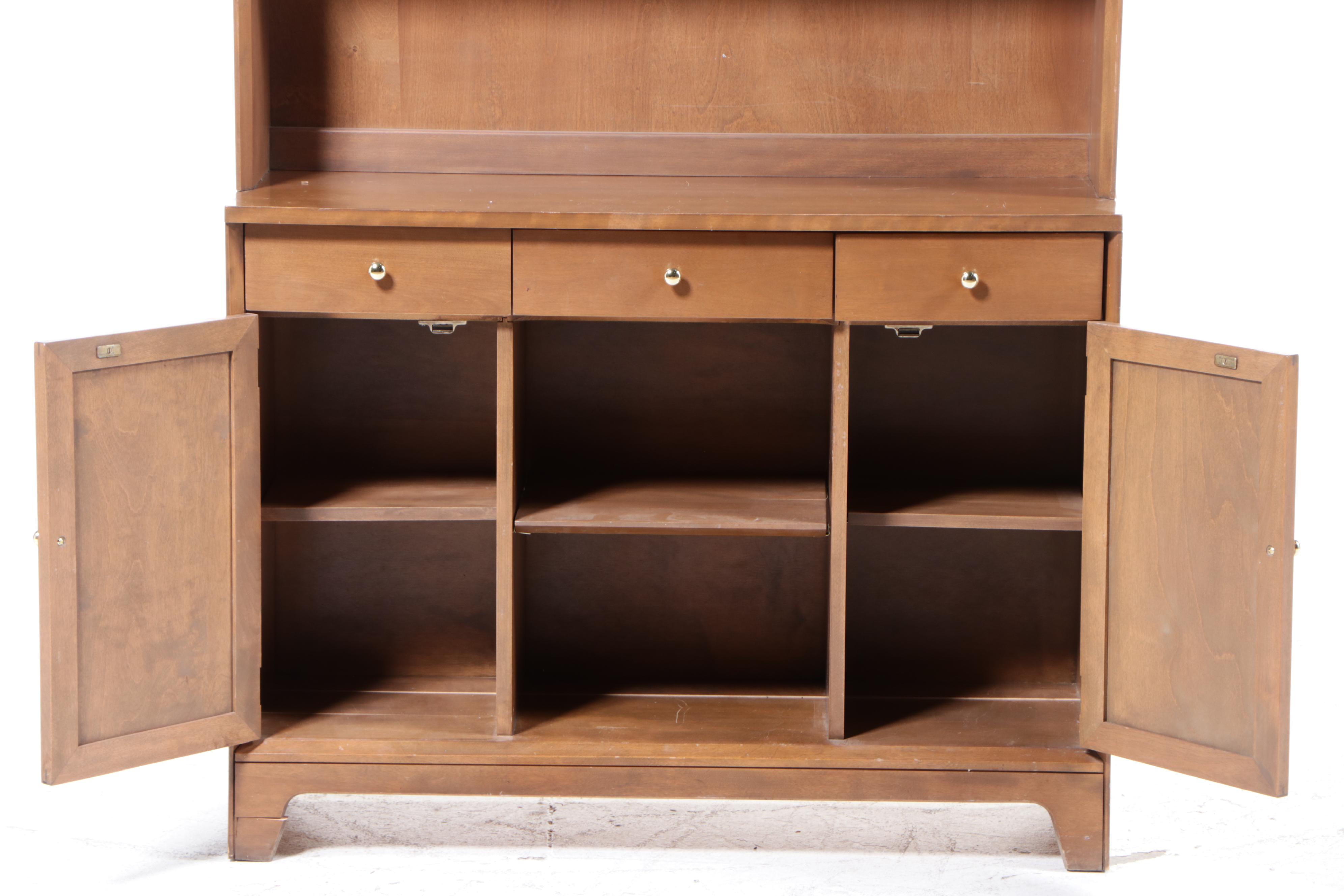Baumritter "Birchcraft" Bookcase in Chestnut Finish, Mid-20th Century