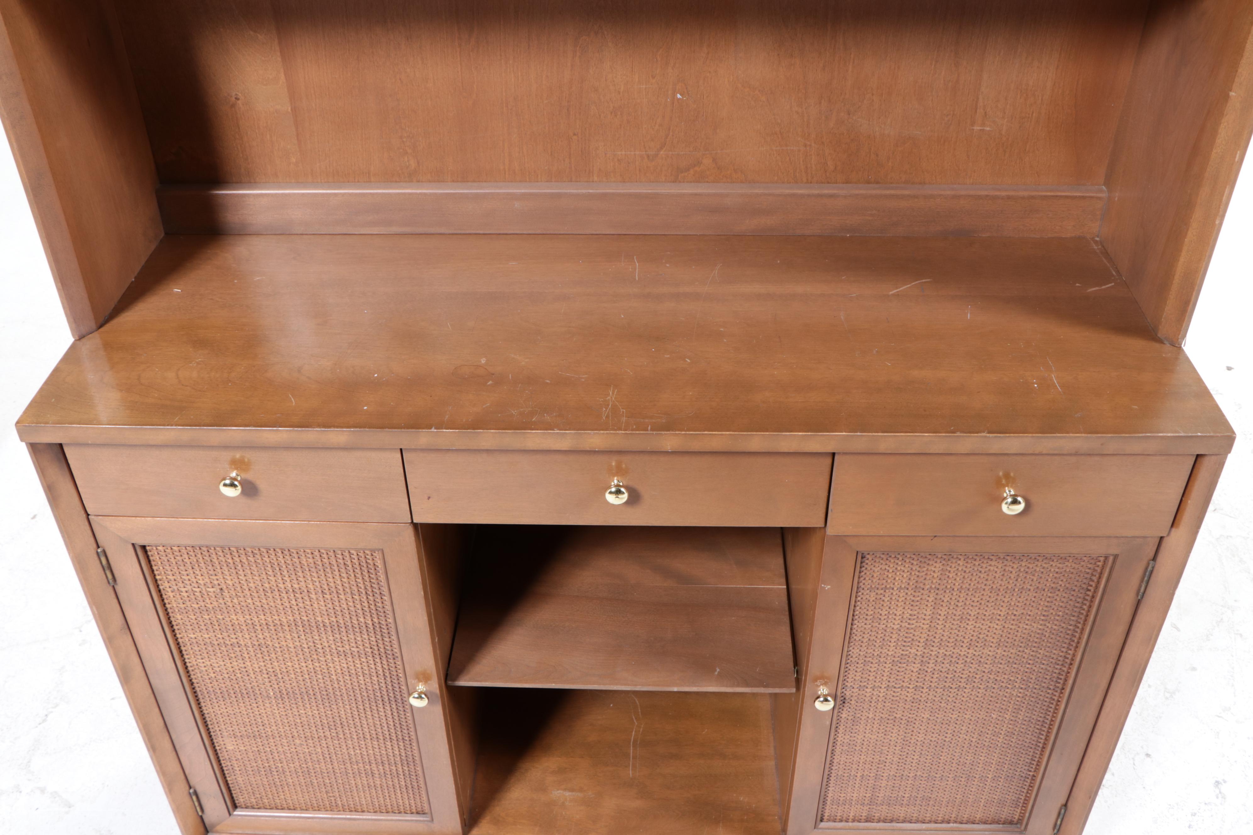 Baumritter "Birchcraft" Bookcase in Chestnut Finish, Mid-20th Century