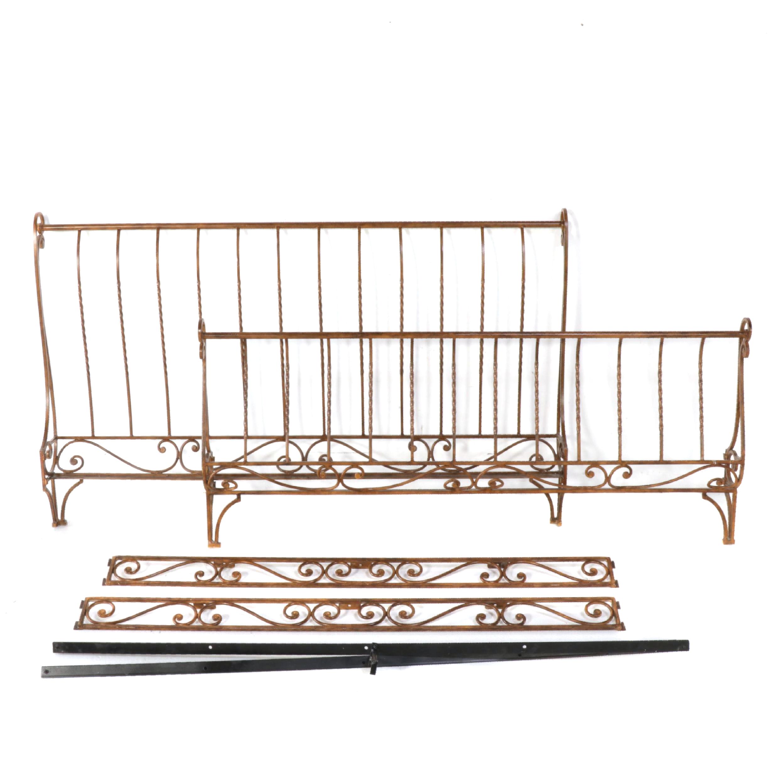 Wrought Iron King Bed Frame