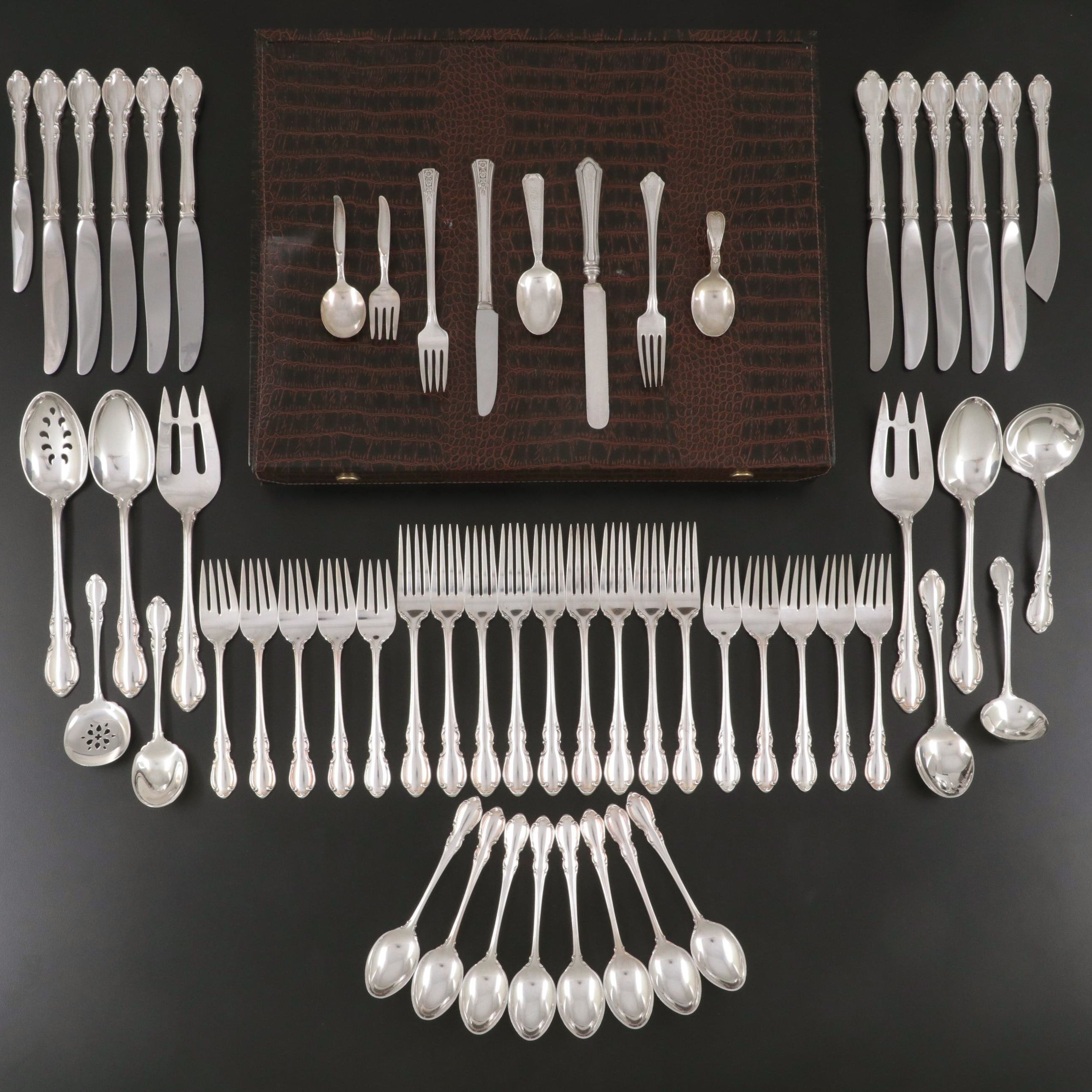 Towle "Legato" Sterling Silver Flatware with Other Sterling and Silver Flatware