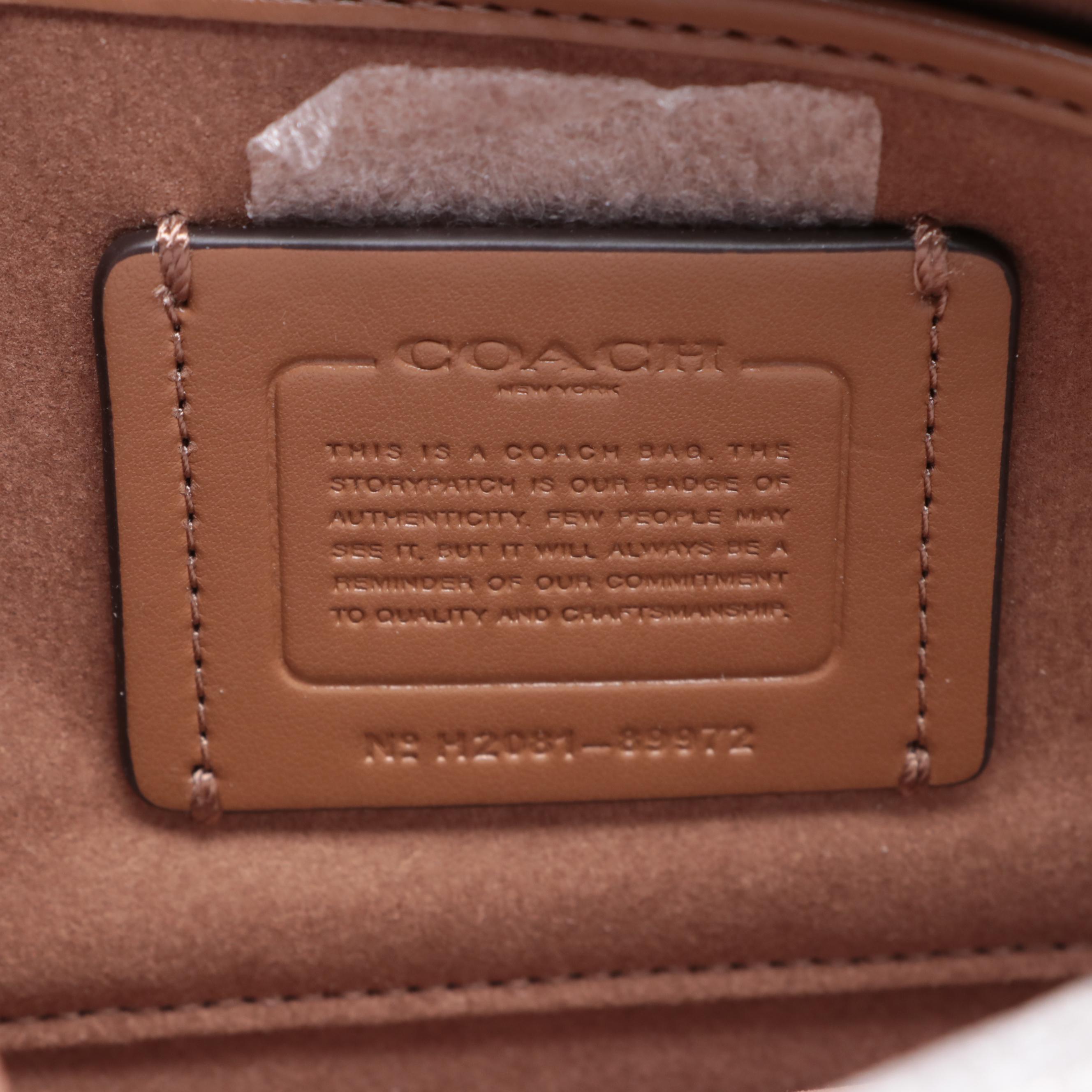 Coach Tabby Shoulder Bag 26 in Leather with Snakeskin Trim