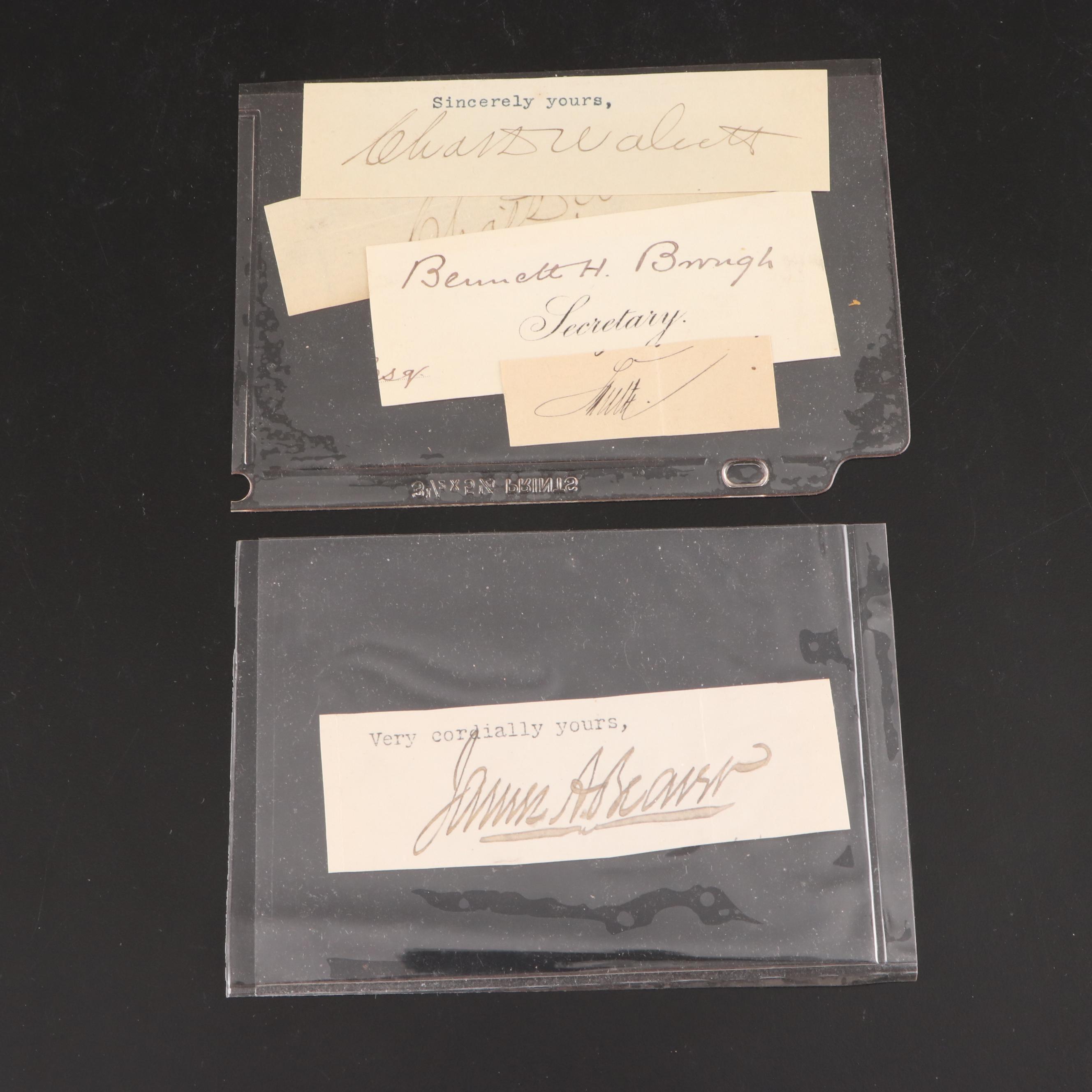 Happy Rockefeller, Boies Penrose, Heinrich Ries and More Letter Valedictions