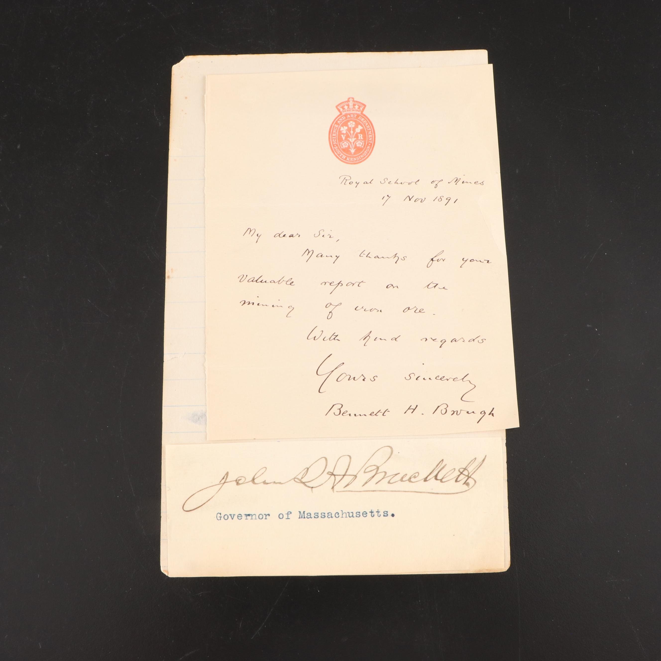 Happy Rockefeller, Boies Penrose, Heinrich Ries and More Letter Valedictions