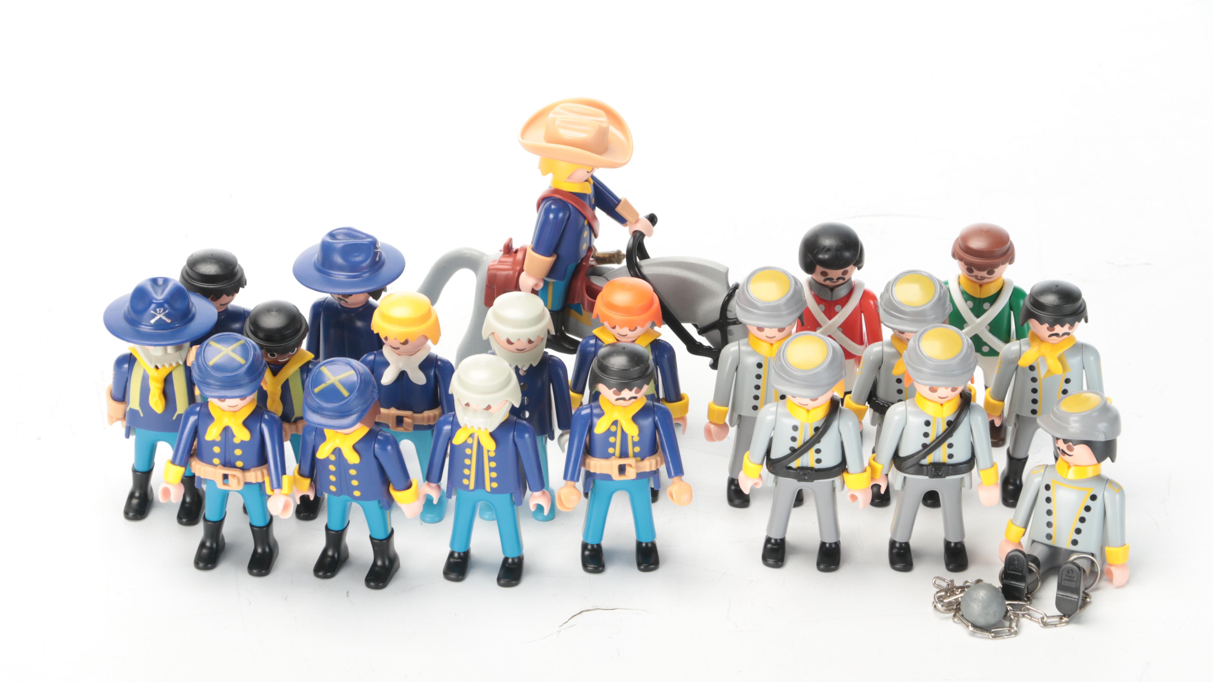 Playmobil US "5th Cavalry Headquarters" Fort with Action Figures