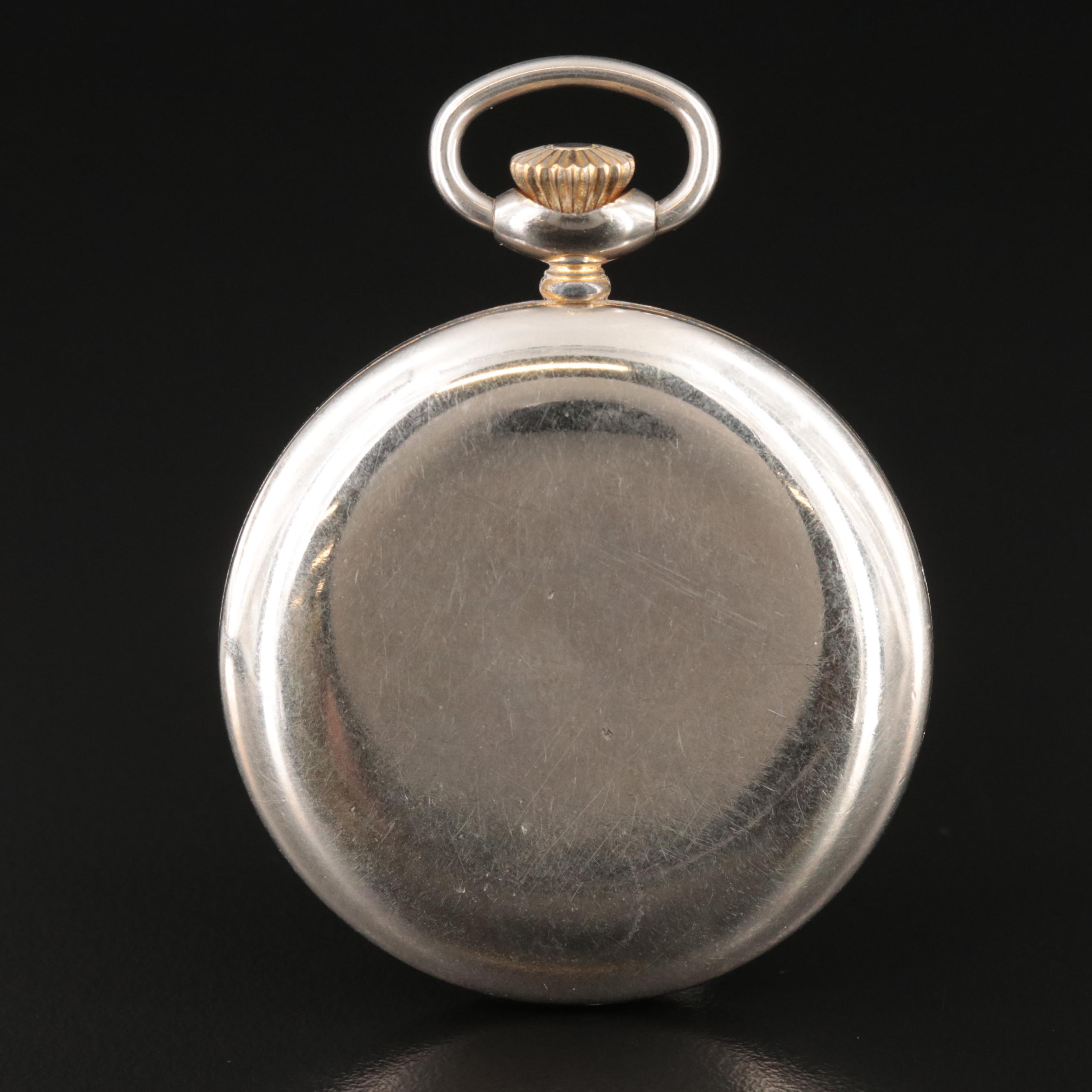 Jules Jurgensen Pocket Watch with Cast Metal Display Stand
