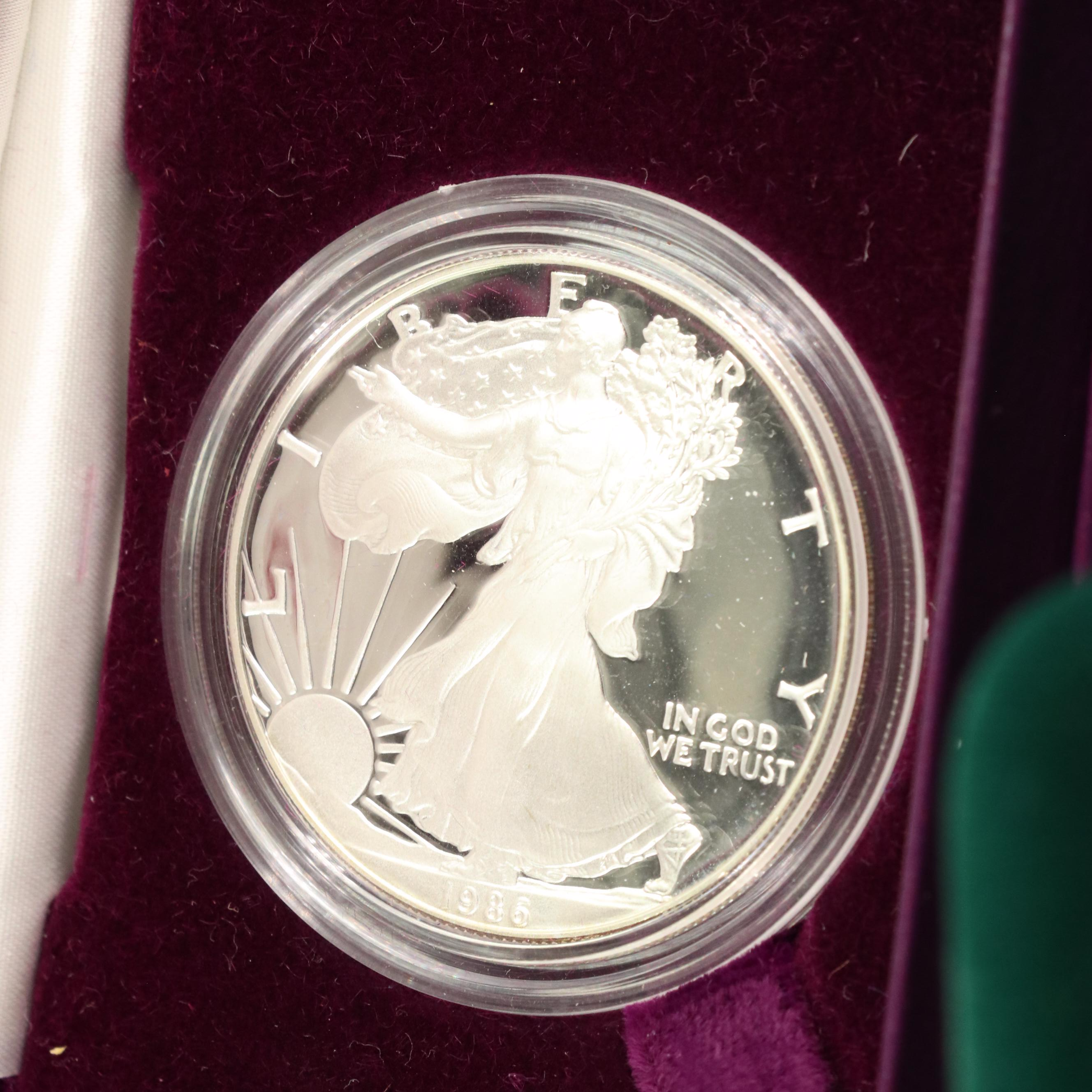 Collection of U.S. Silver Coins, Comemoratives, Rounds, and Other Coins