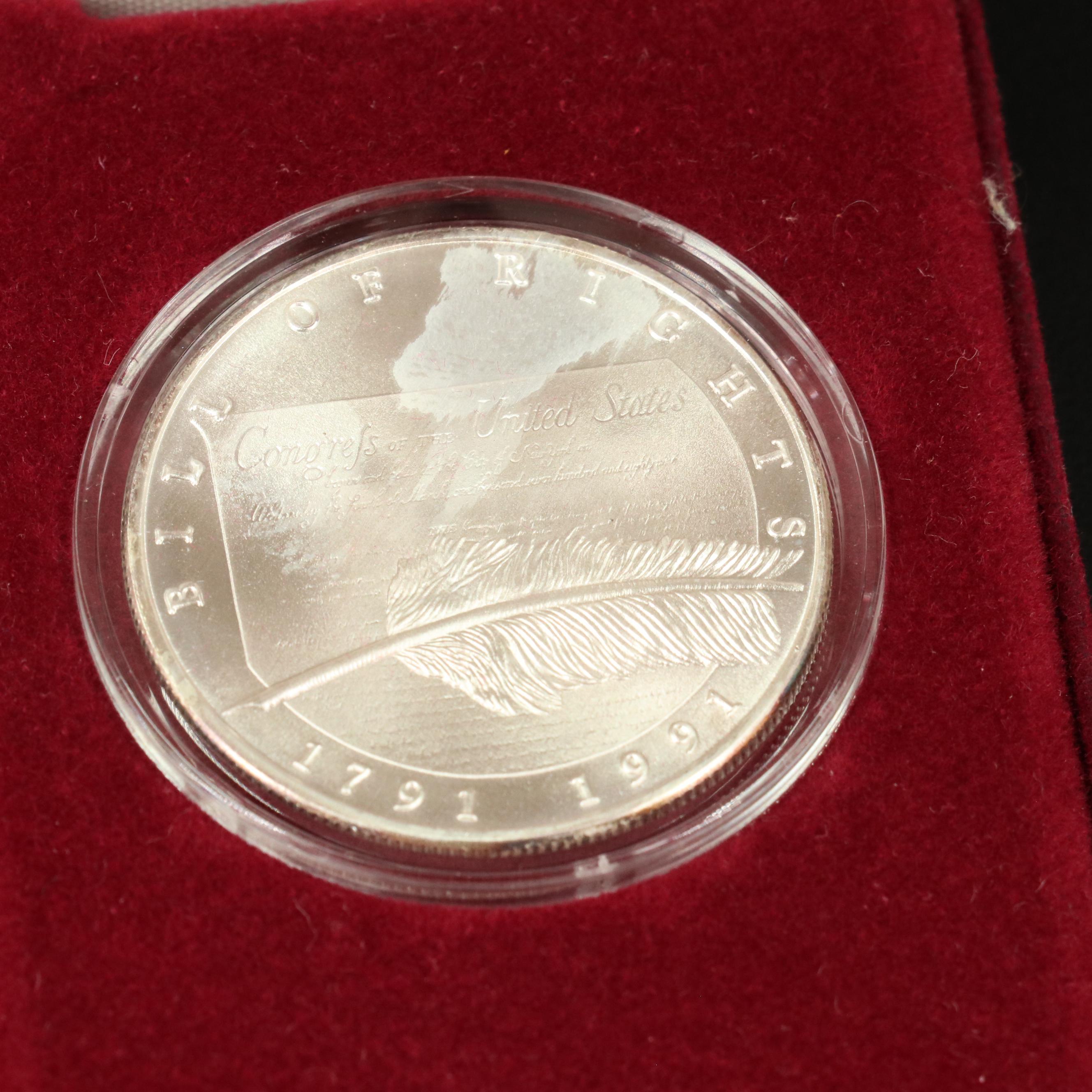 Collection of U.S. Silver Coins, Comemoratives, Rounds, and Other Coins