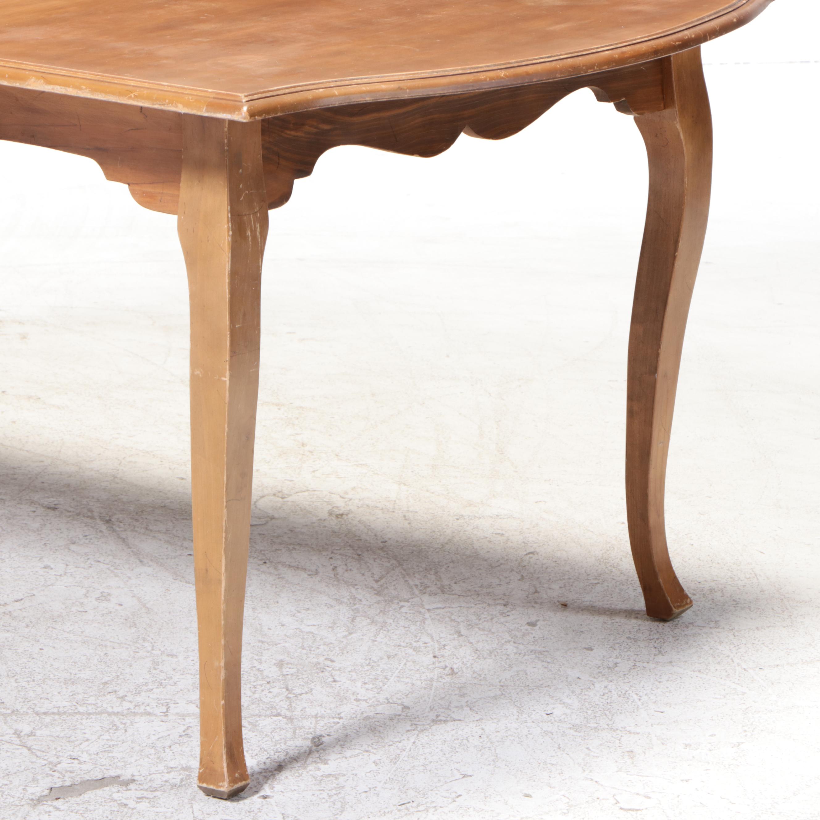 French Provincial Style Maple Dining Table