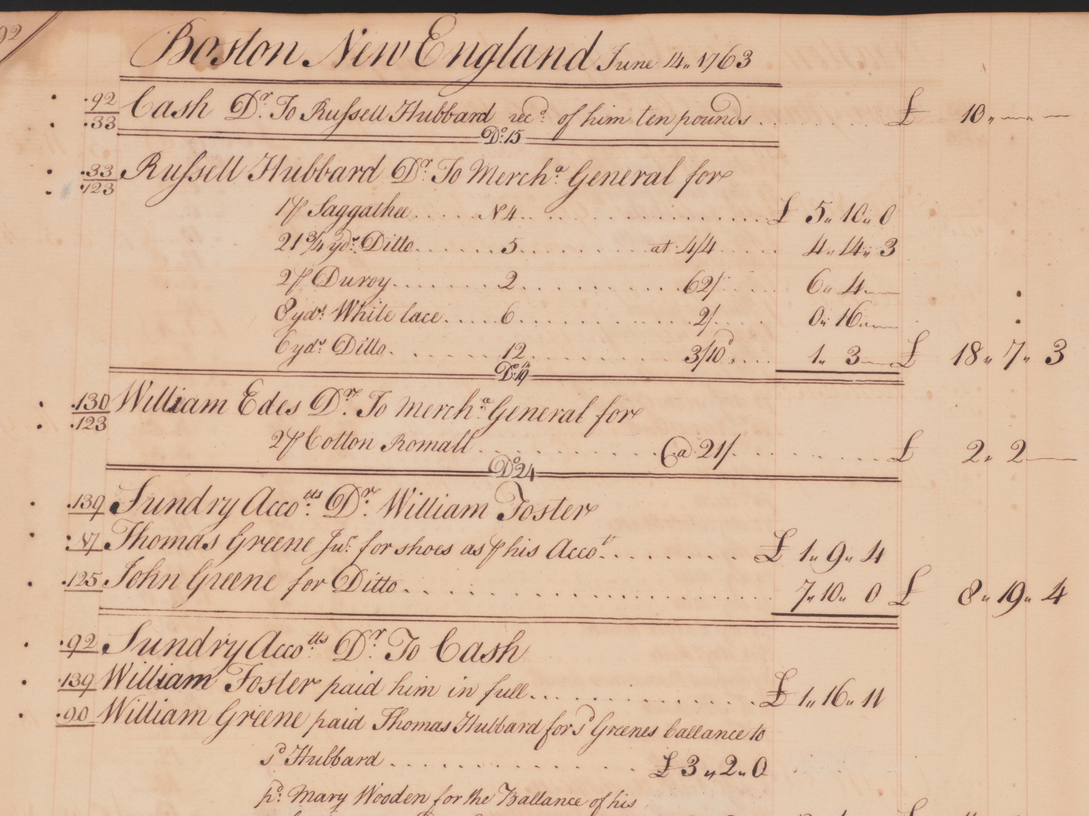 19th Century Ships Waybills and Cargo Inventories