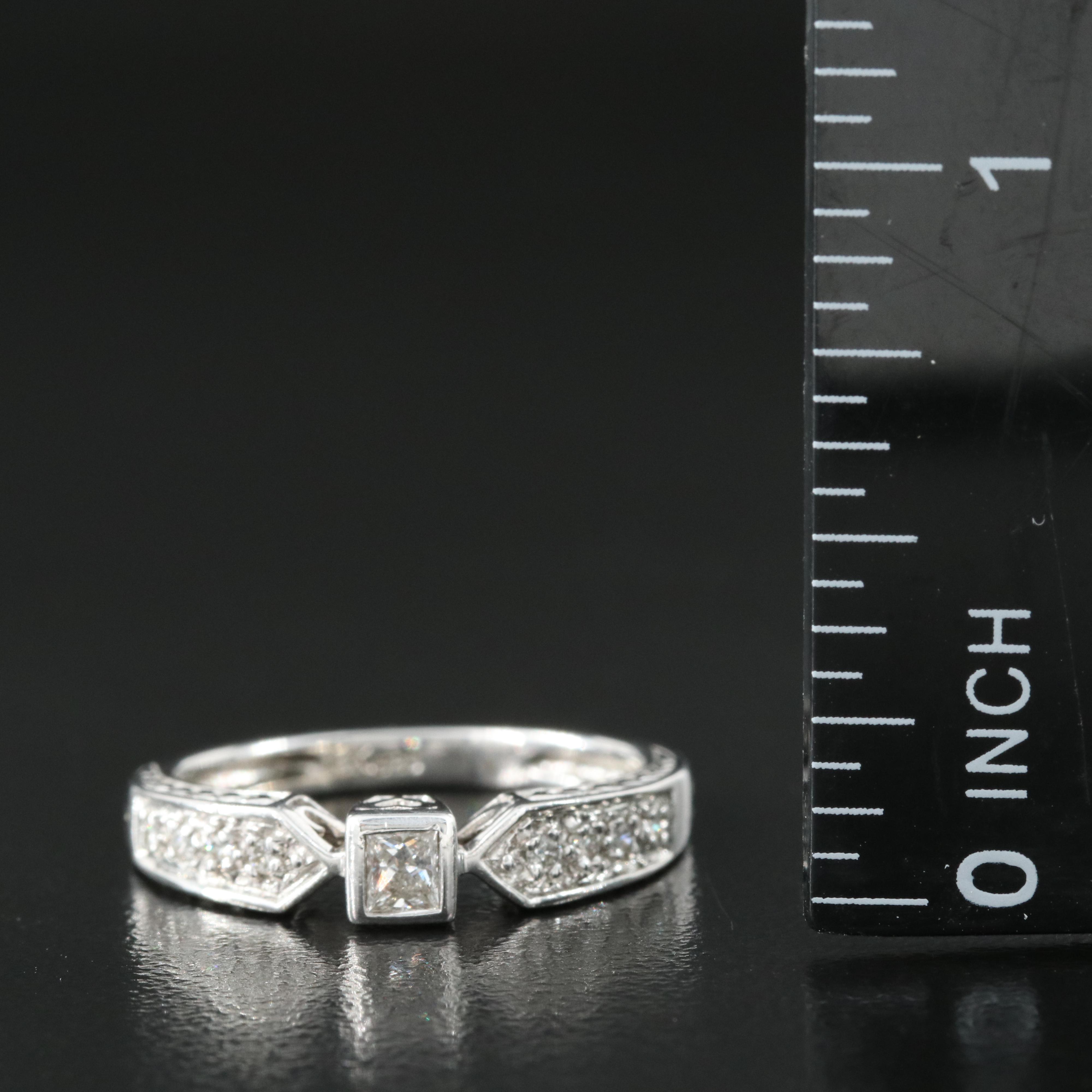 14K Diamond Ring