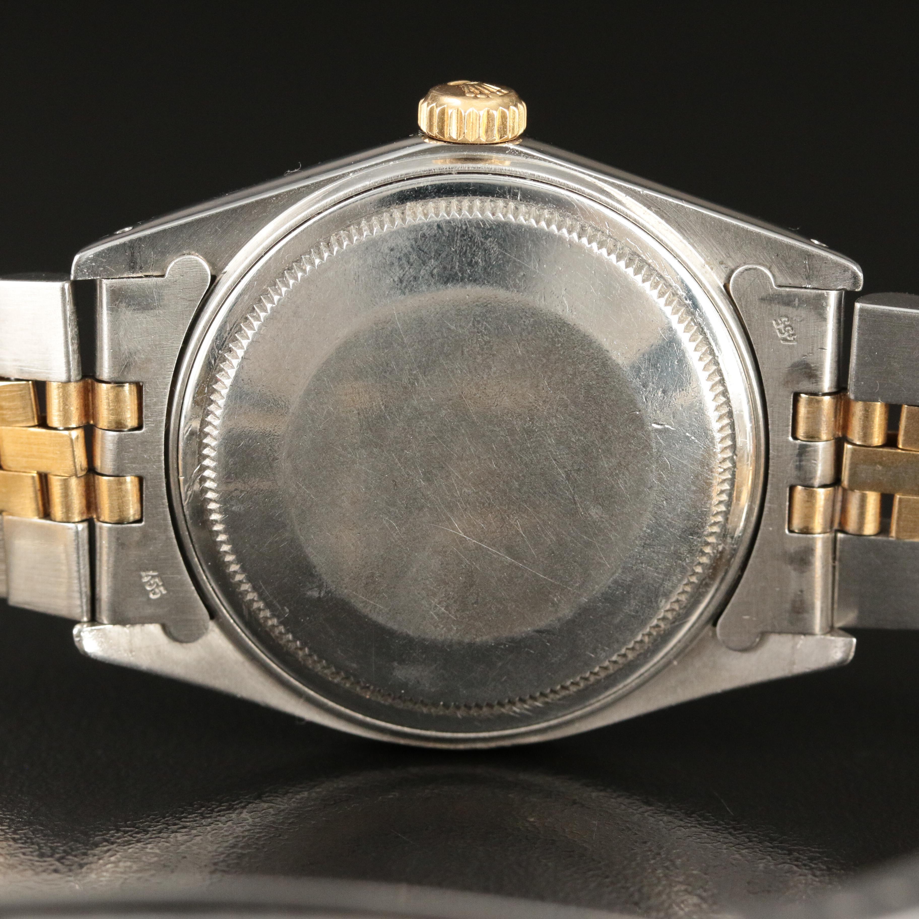 1986 Rolex Oyster Perpetual Tapestry Dial Datejust Watch