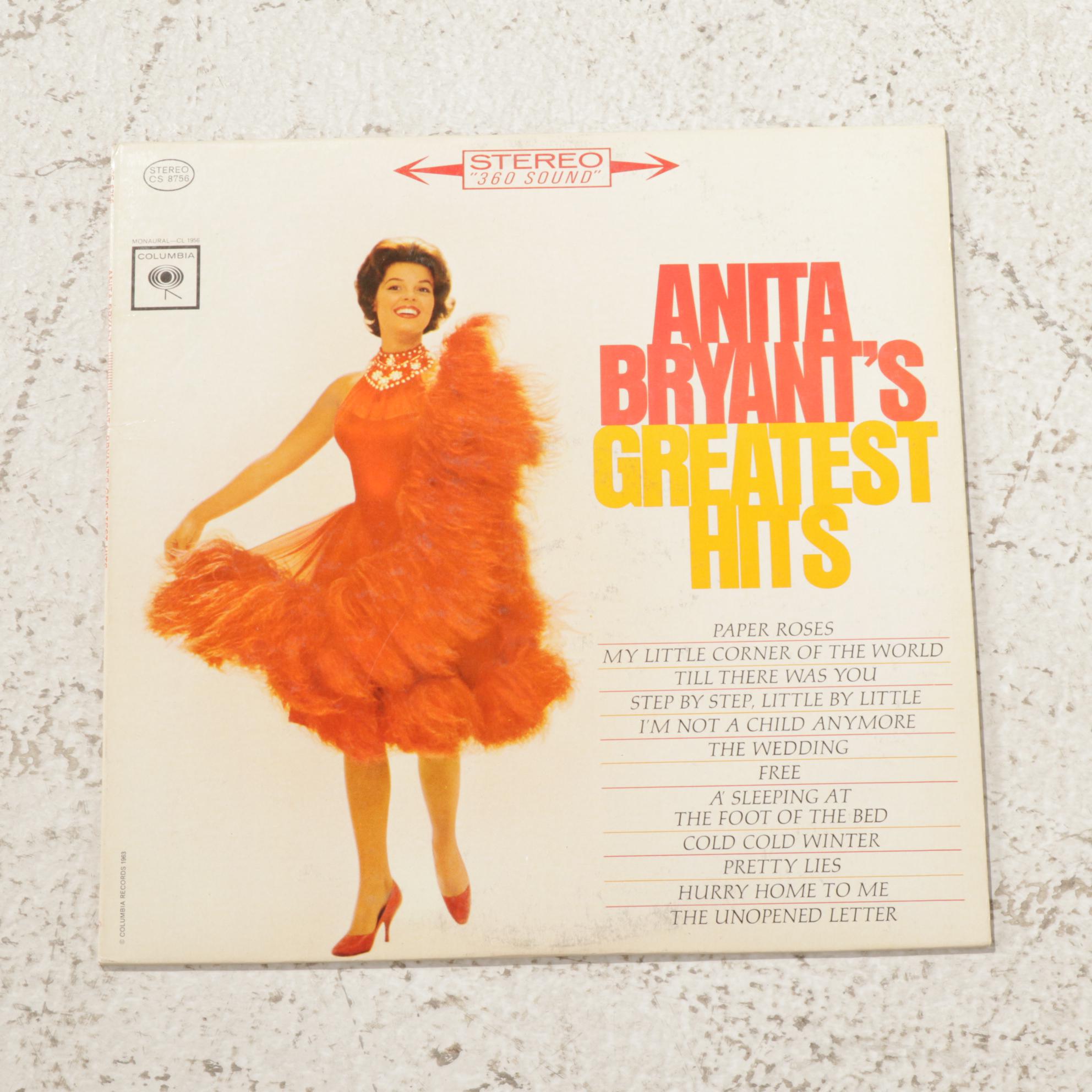 Sears Turntable With Speakers, Soundtrack and Vocal LP and Singles Vinyl Records