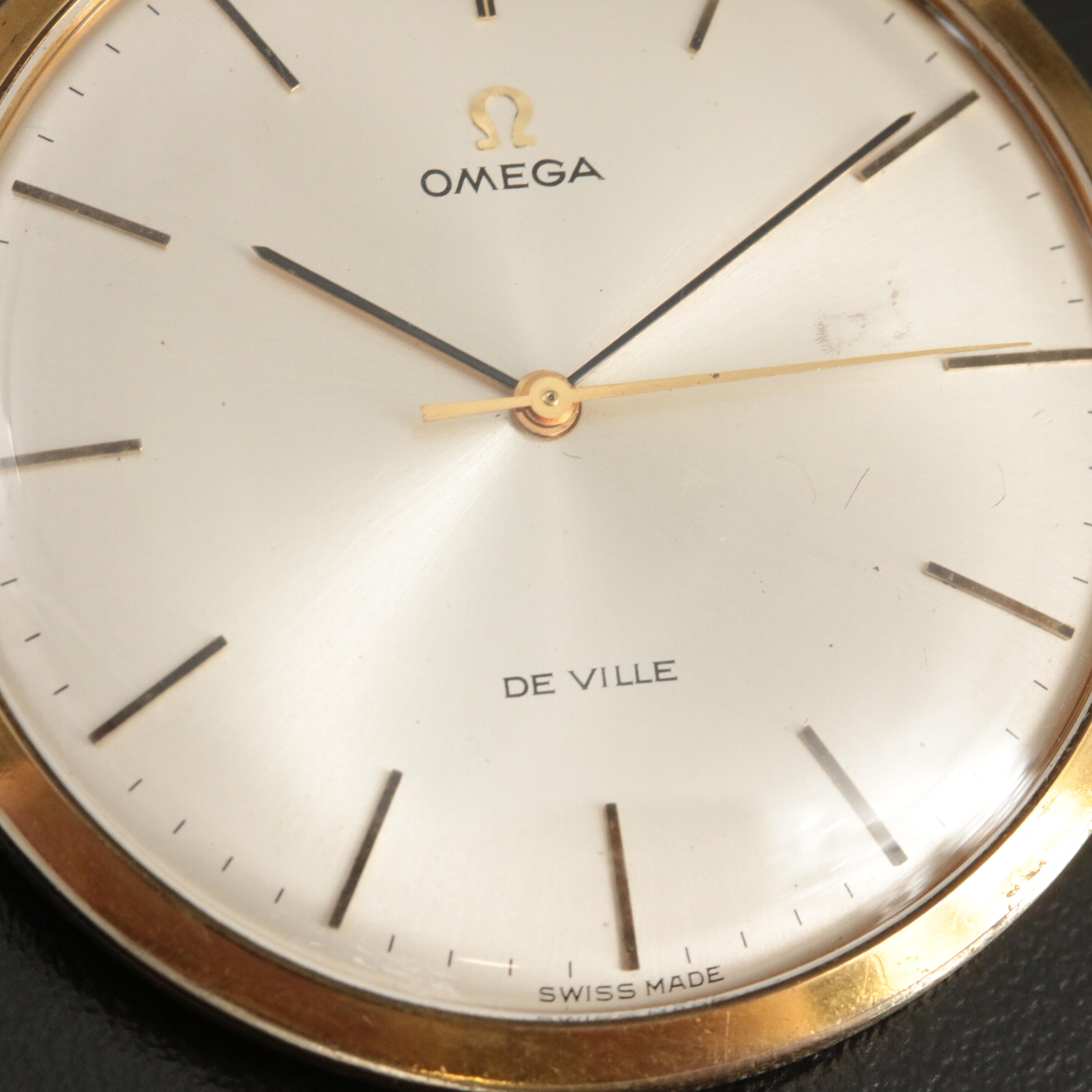 1970 Omega DeVille Gold-Plated Pocket Watch