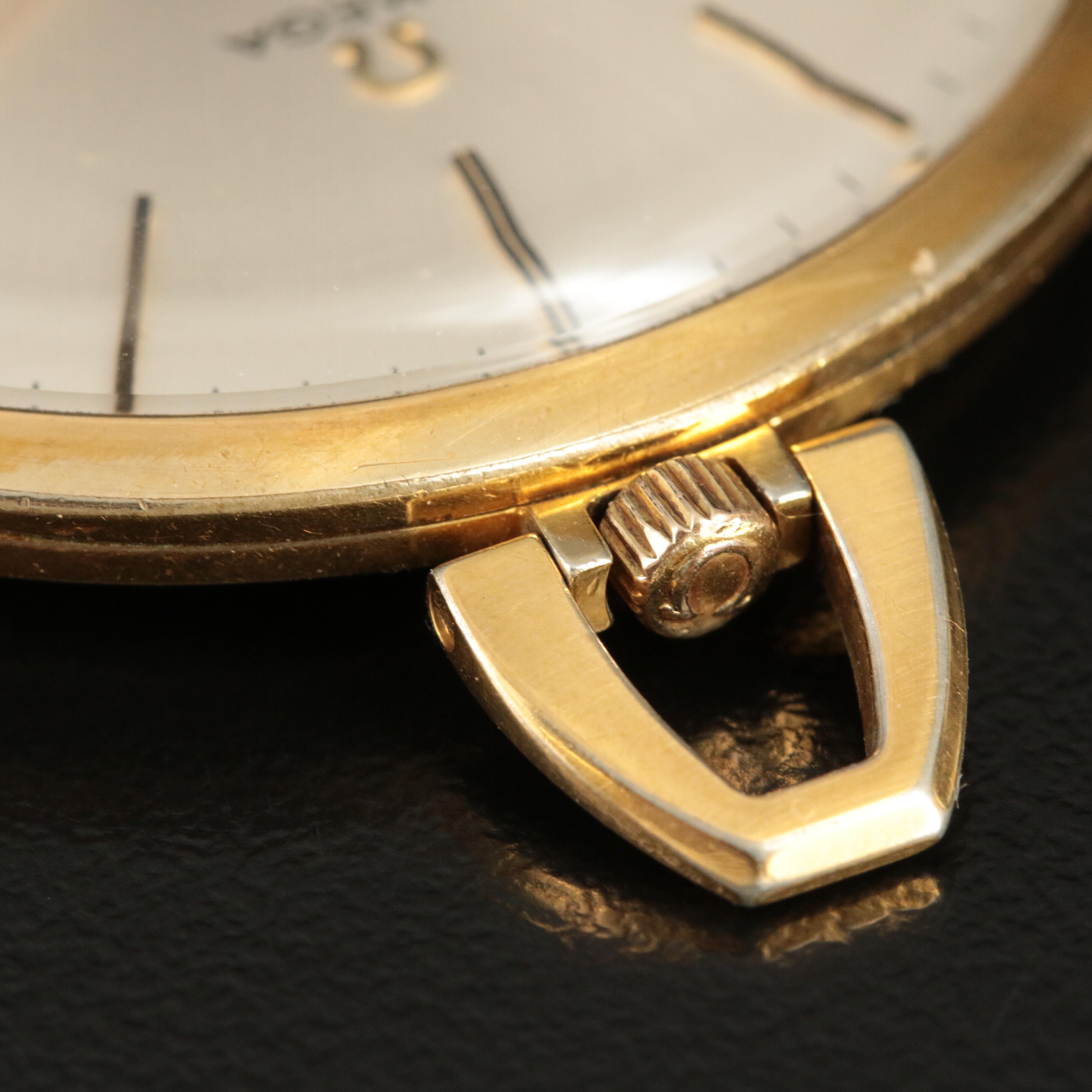 1970 Omega DeVille Gold-Plated Pocket Watch