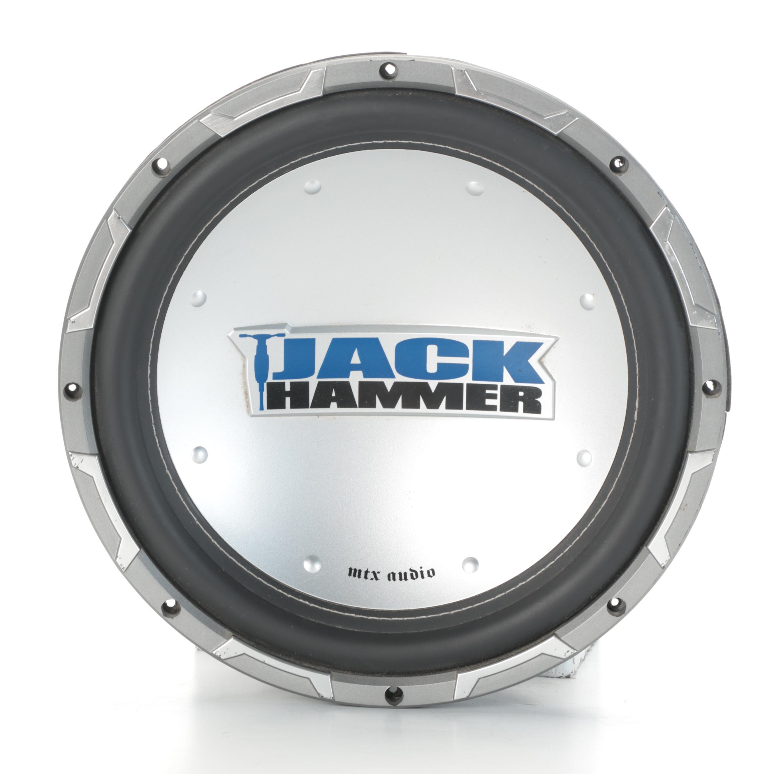 MTX Audio Jackhammer 12" 4-Ohm Subwoofer