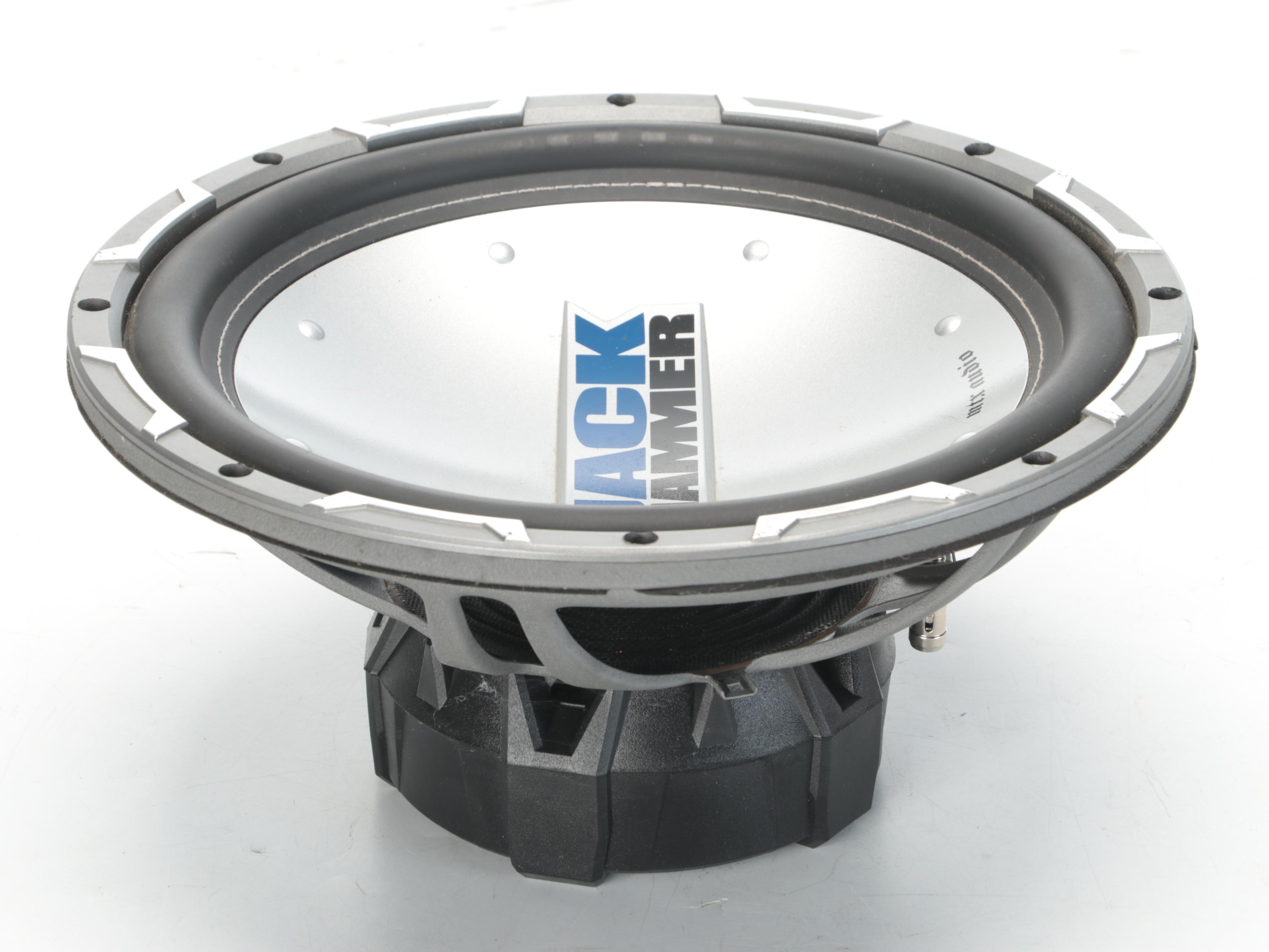 MTX Audio Jackhammer 12" 4-Ohm Subwoofer