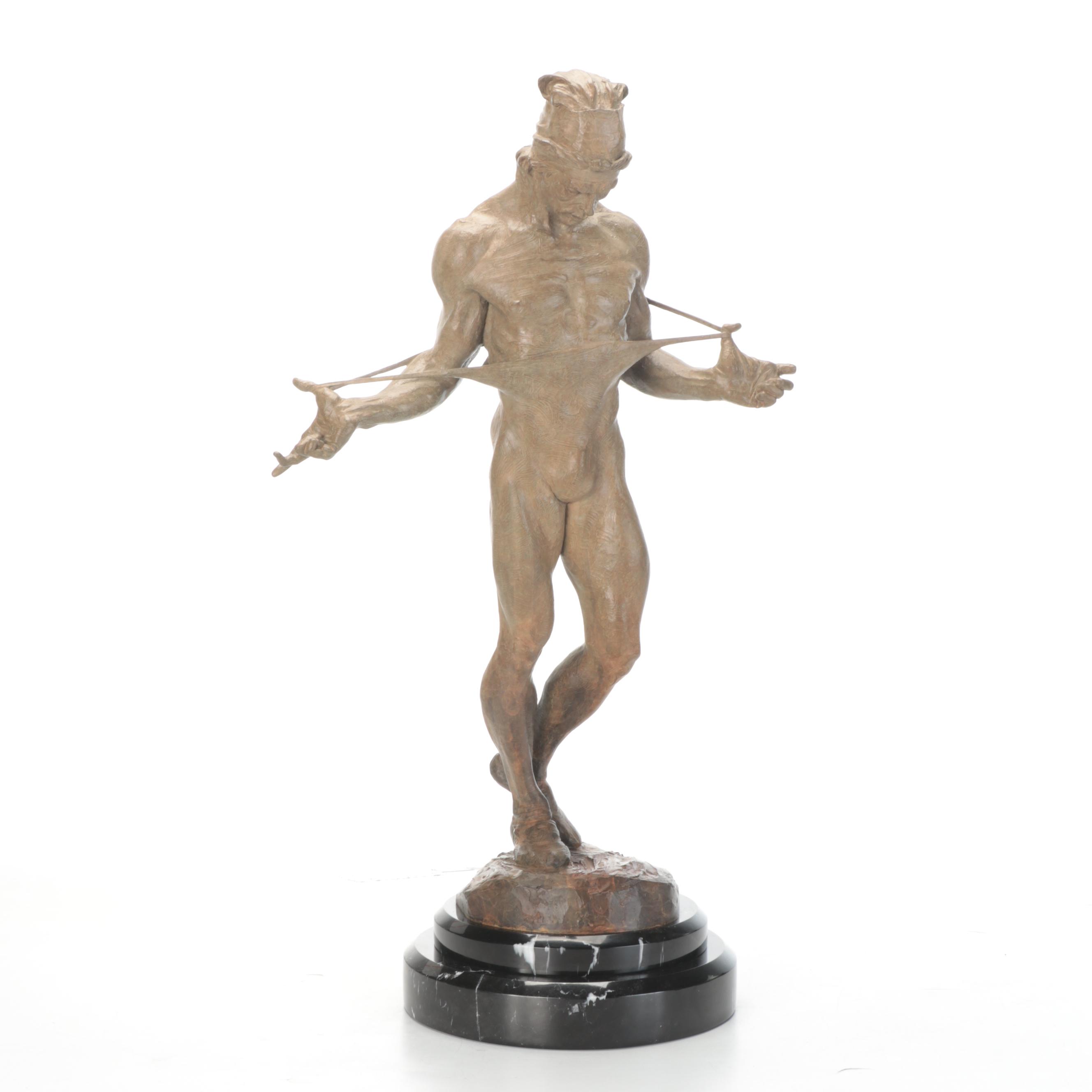 Richard Macdonald Bronze Sculpture "'Nureyev' Third Life," 1998