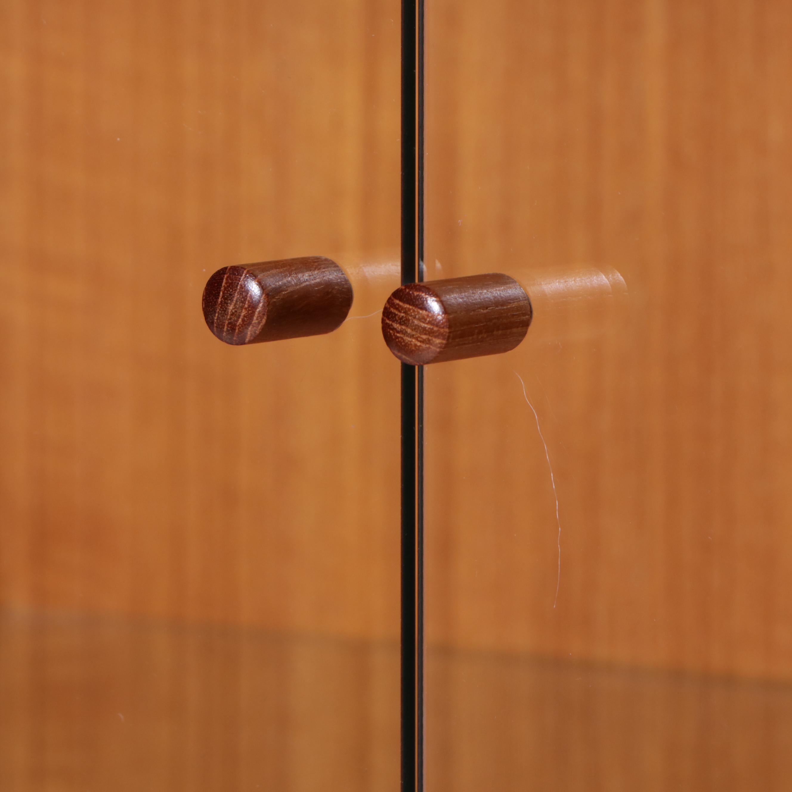 Skovby Danish Modern Teak Two-Piece China Cabinet