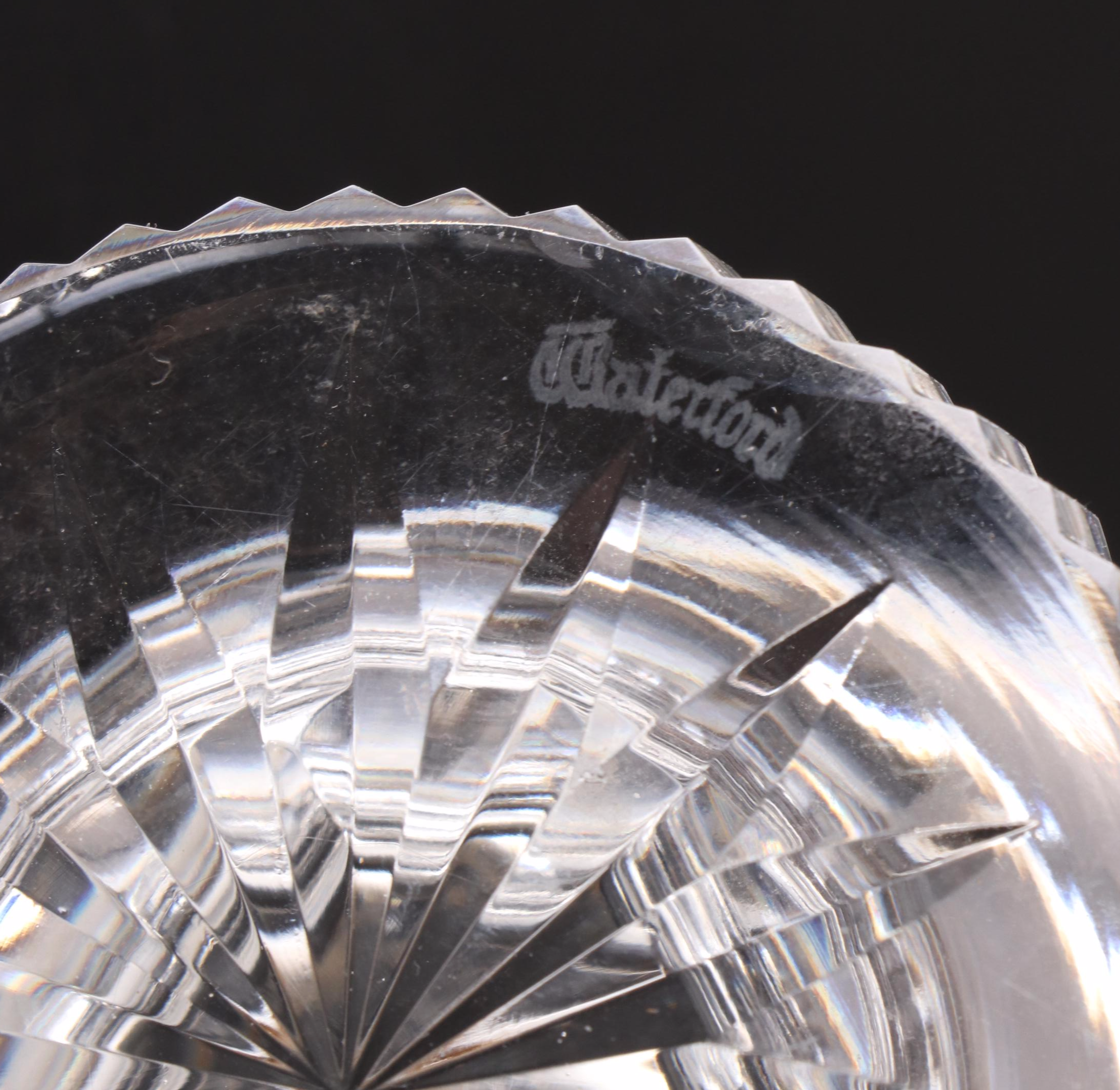 Waterford Crystal "Alana" Hurricane Candle Holders