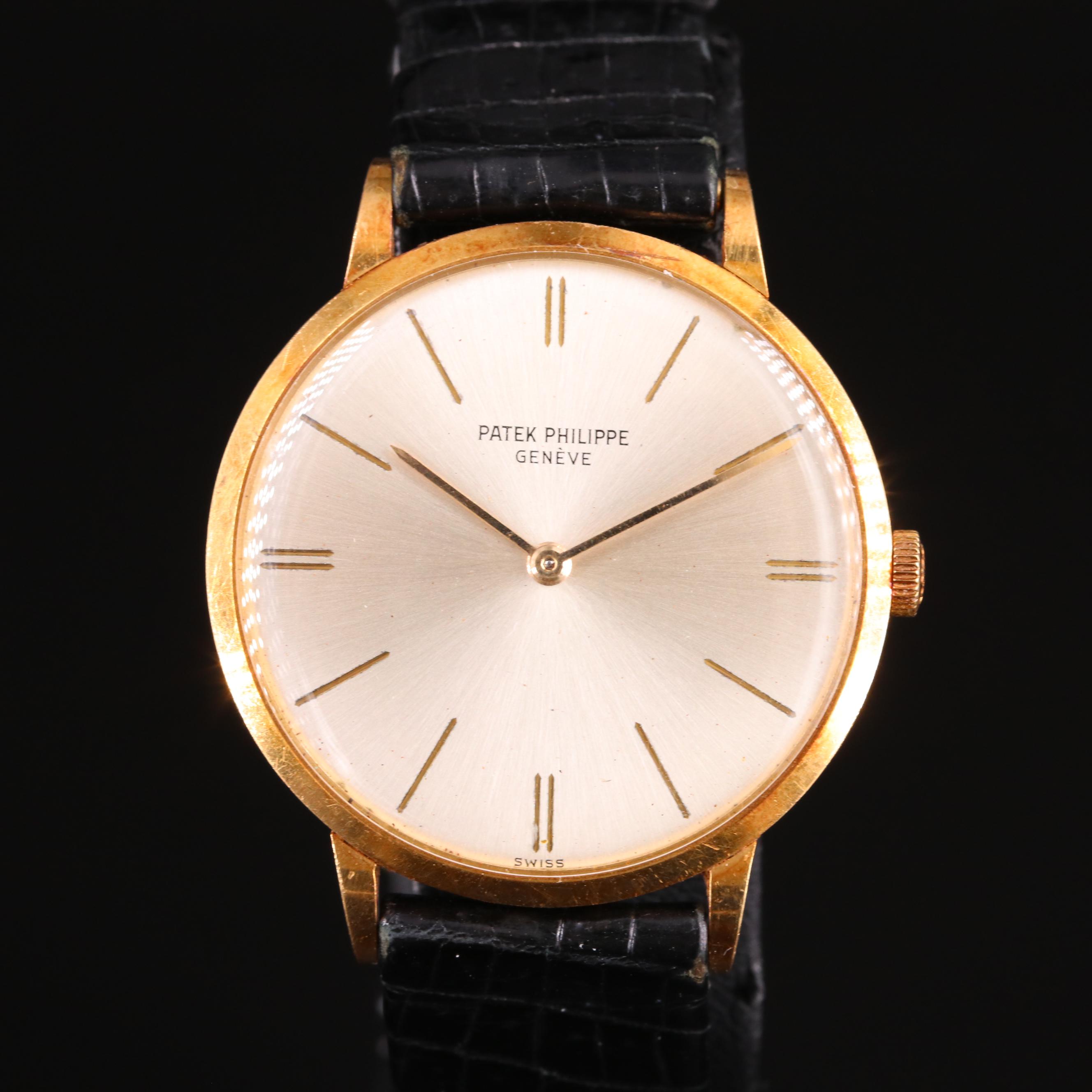 18K Patek Philippe Calatrava Vintage Watch