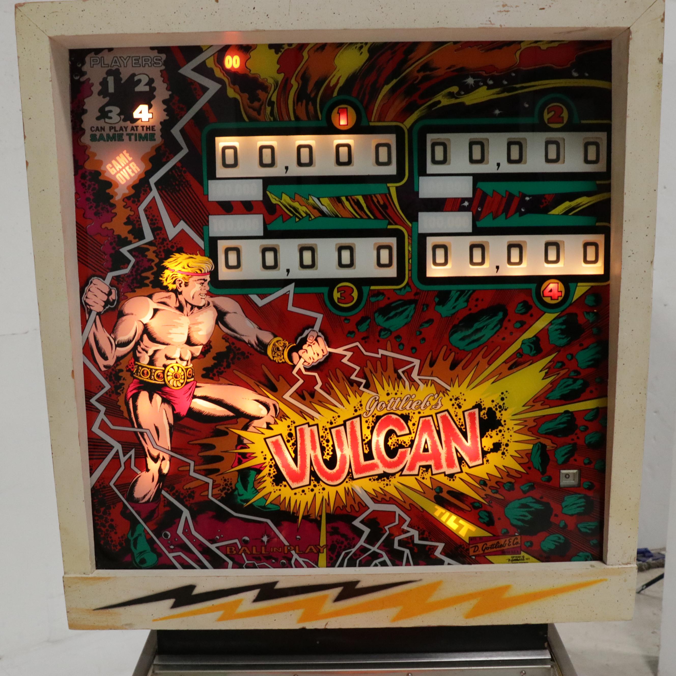 D. Gottlieb & Co. "Vulcan" Pinball Machine