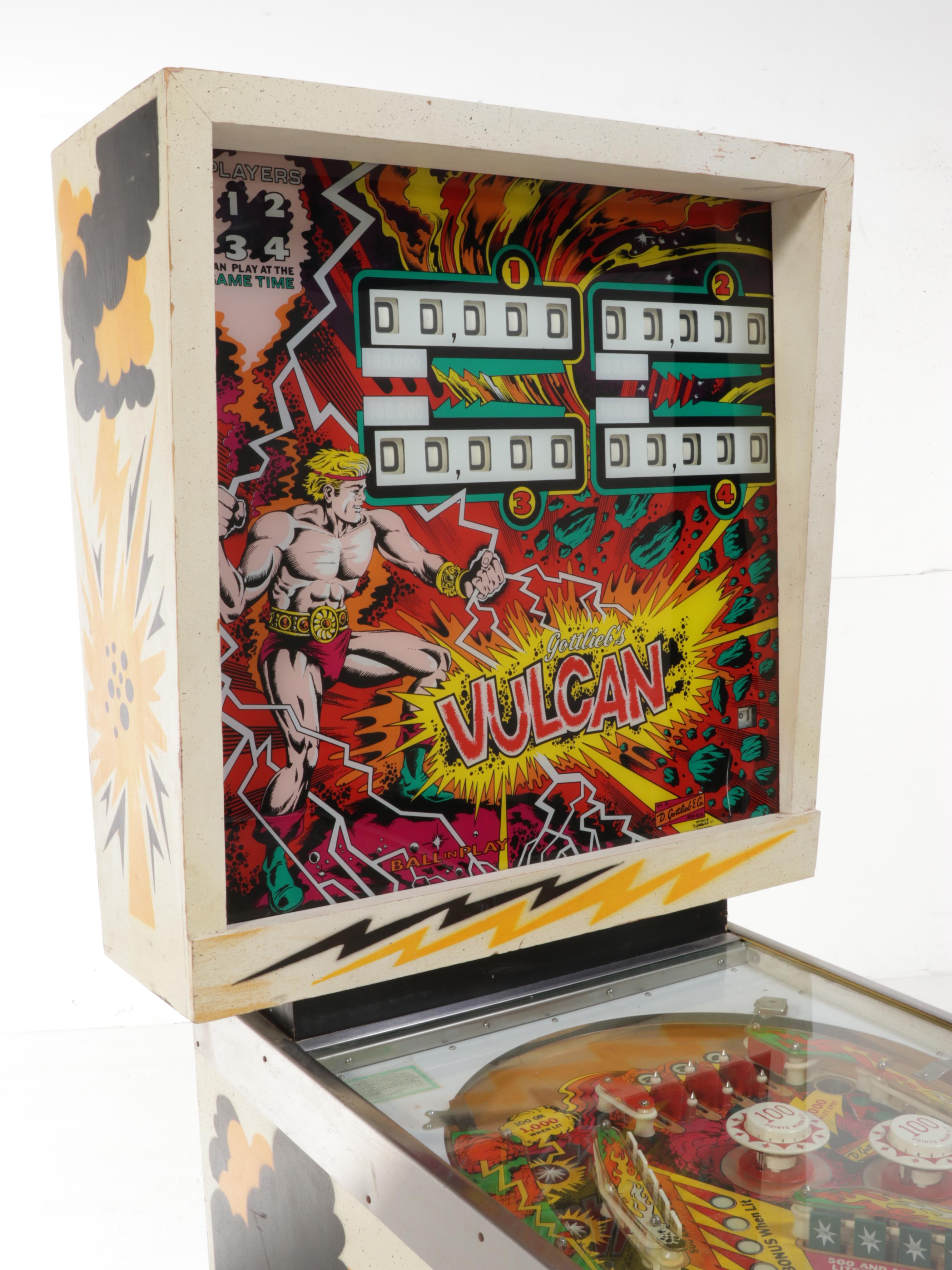 D. Gottlieb & Co. "Vulcan" Pinball Machine
