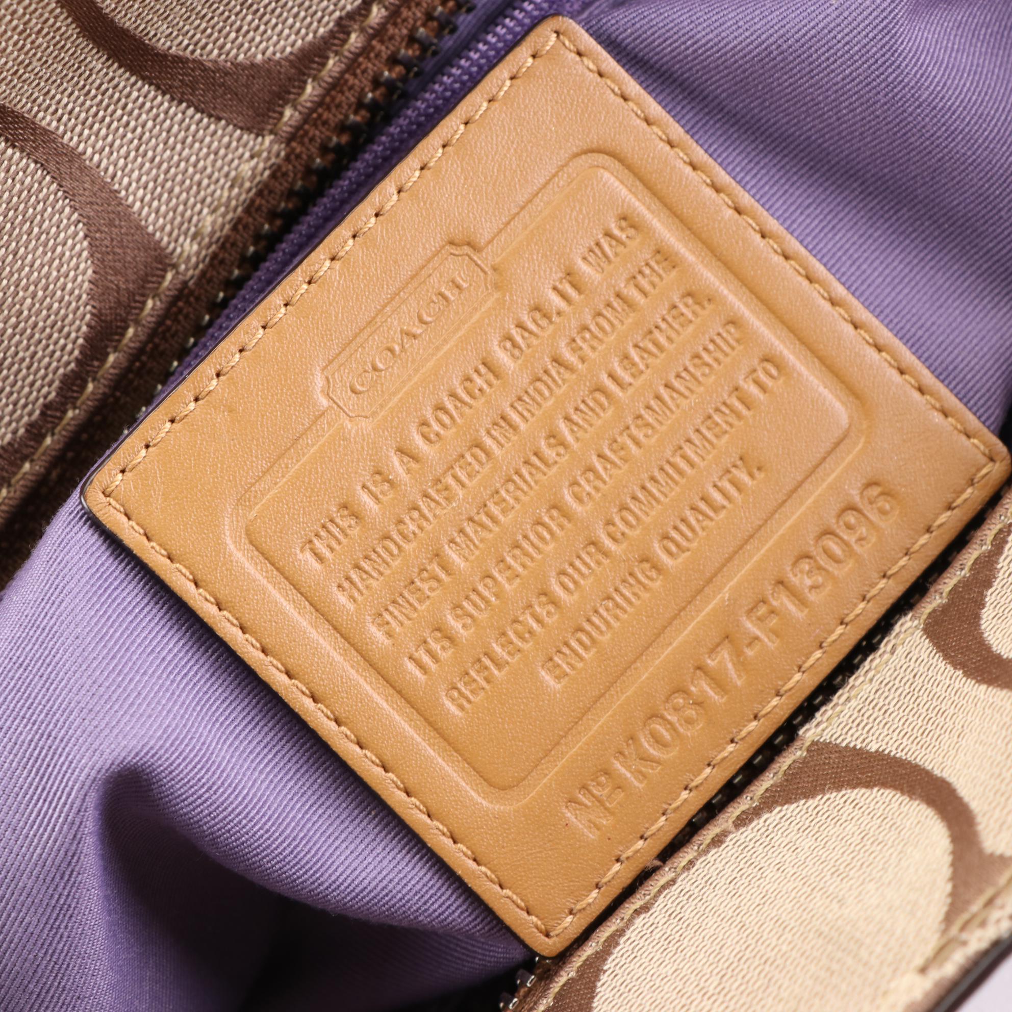 Coach Tote Bag Trio in Signature Canvas, Coated Canvas, and Tan Leather