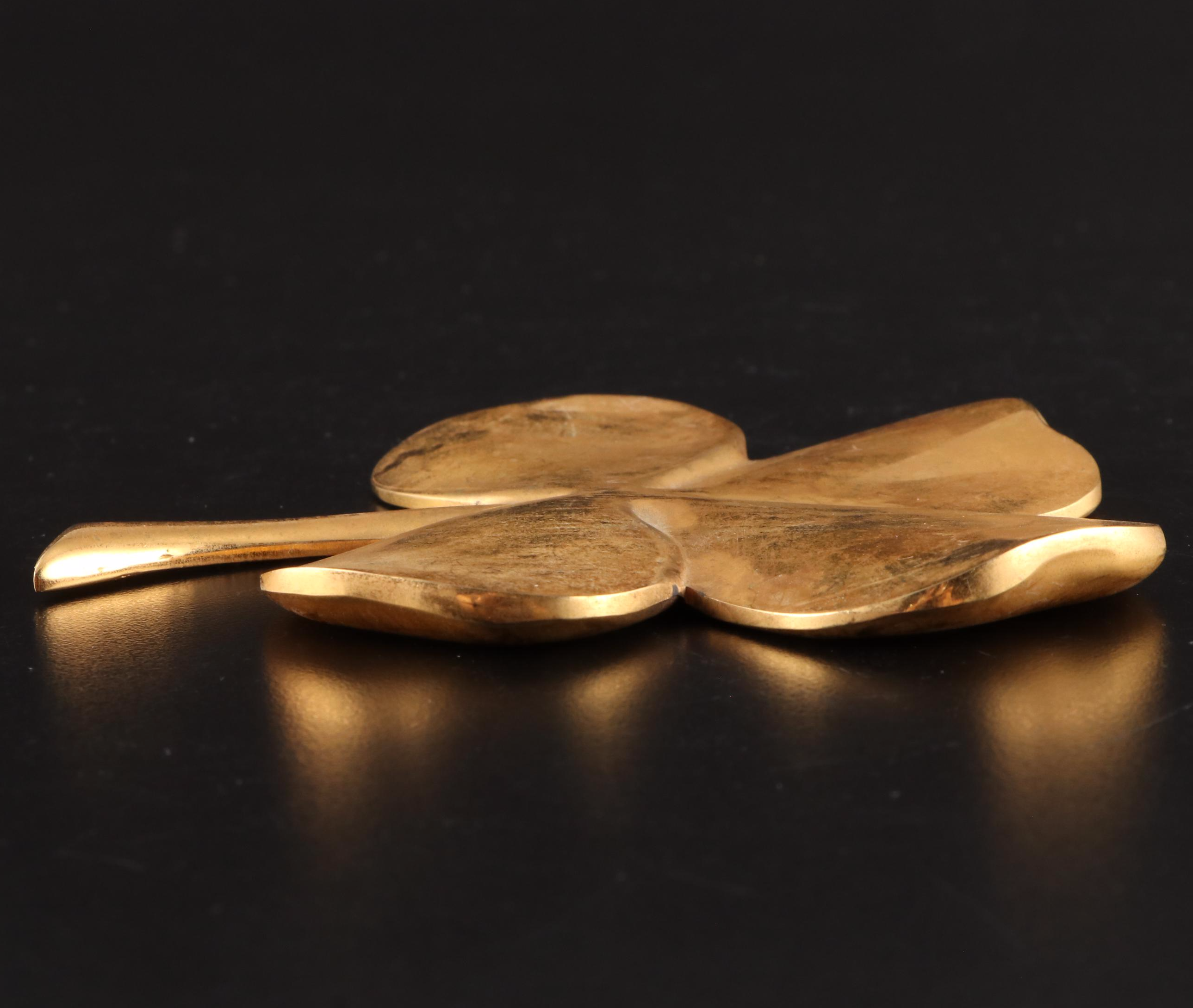 Gerity Gold Plated Four-Leaf Clover