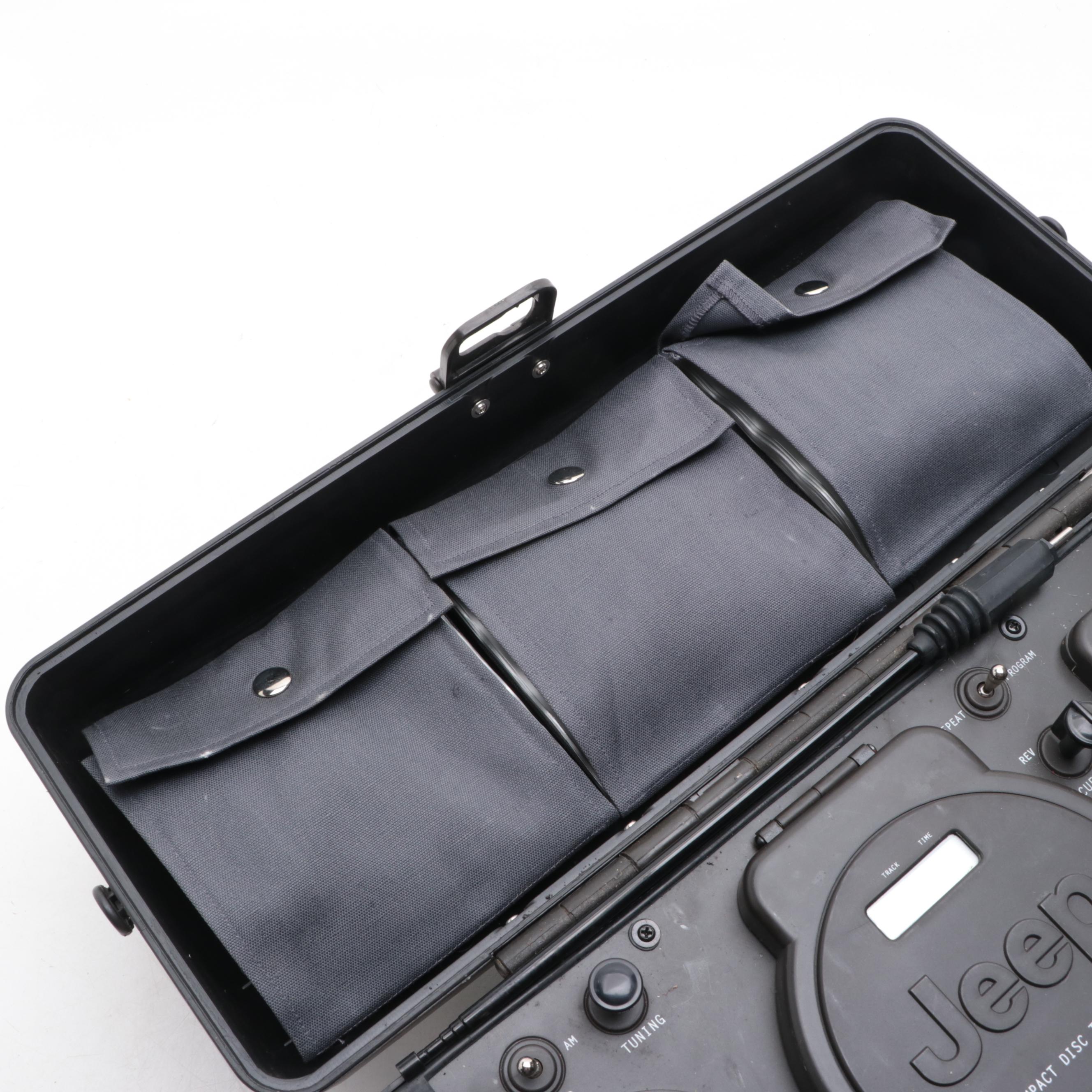 Telemania Jeep Waterproof Portable CD/Cassette/Radio Boombox, 1995