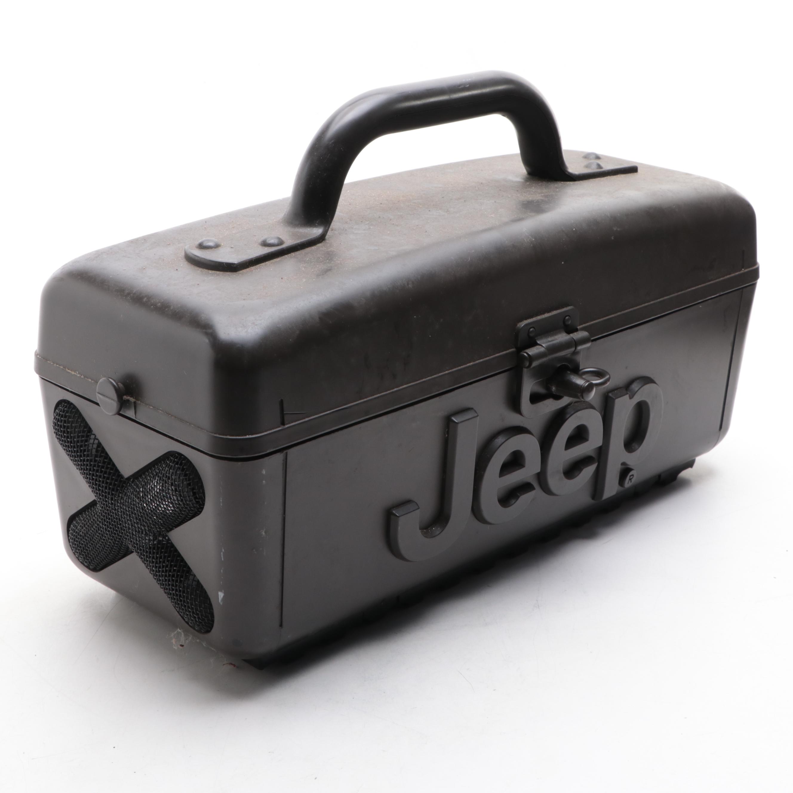 Telemania Jeep Waterproof Portable CD/Cassette/Radio Boombox, 1995