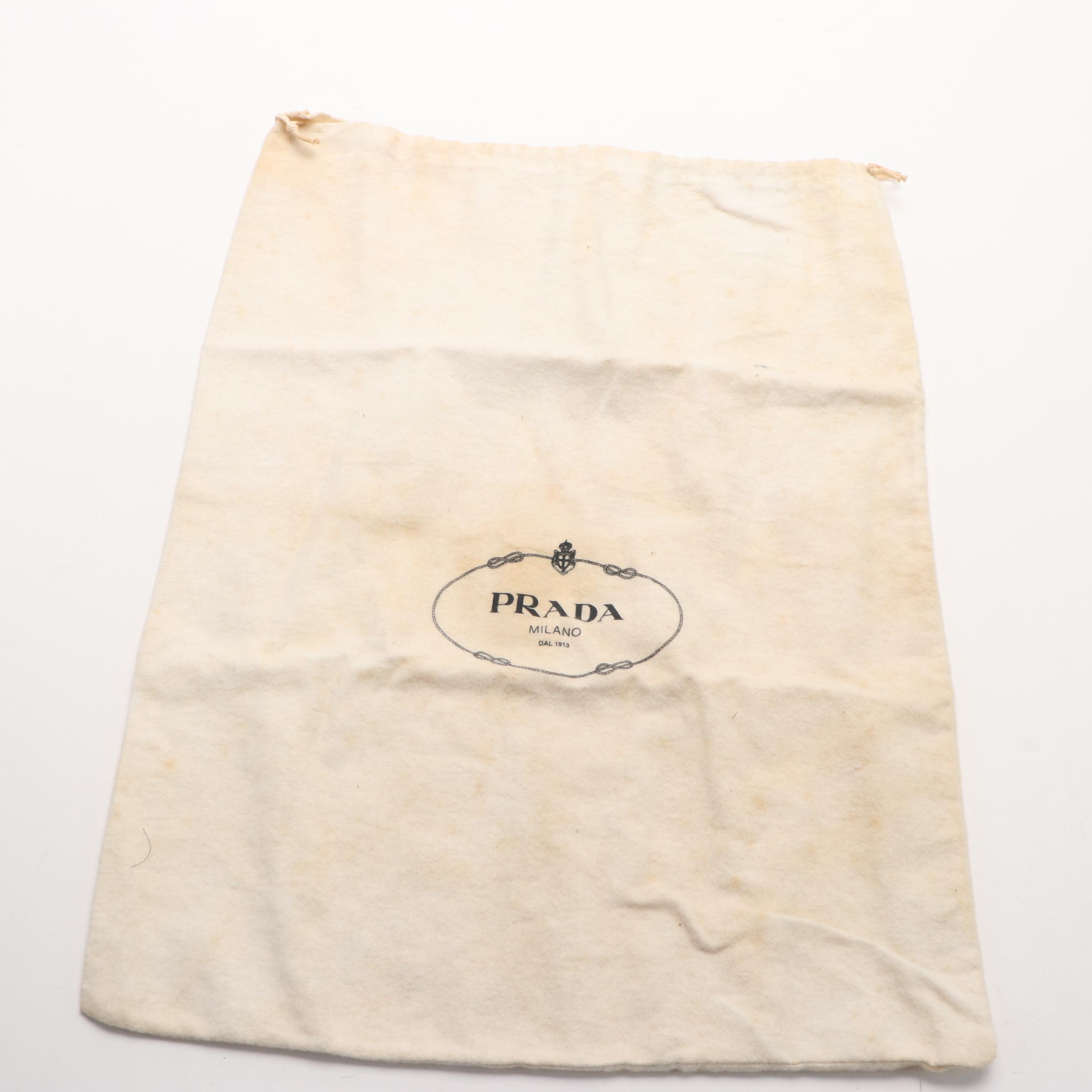 Prada Perforated Vitello Leather Sport Bowler Bag