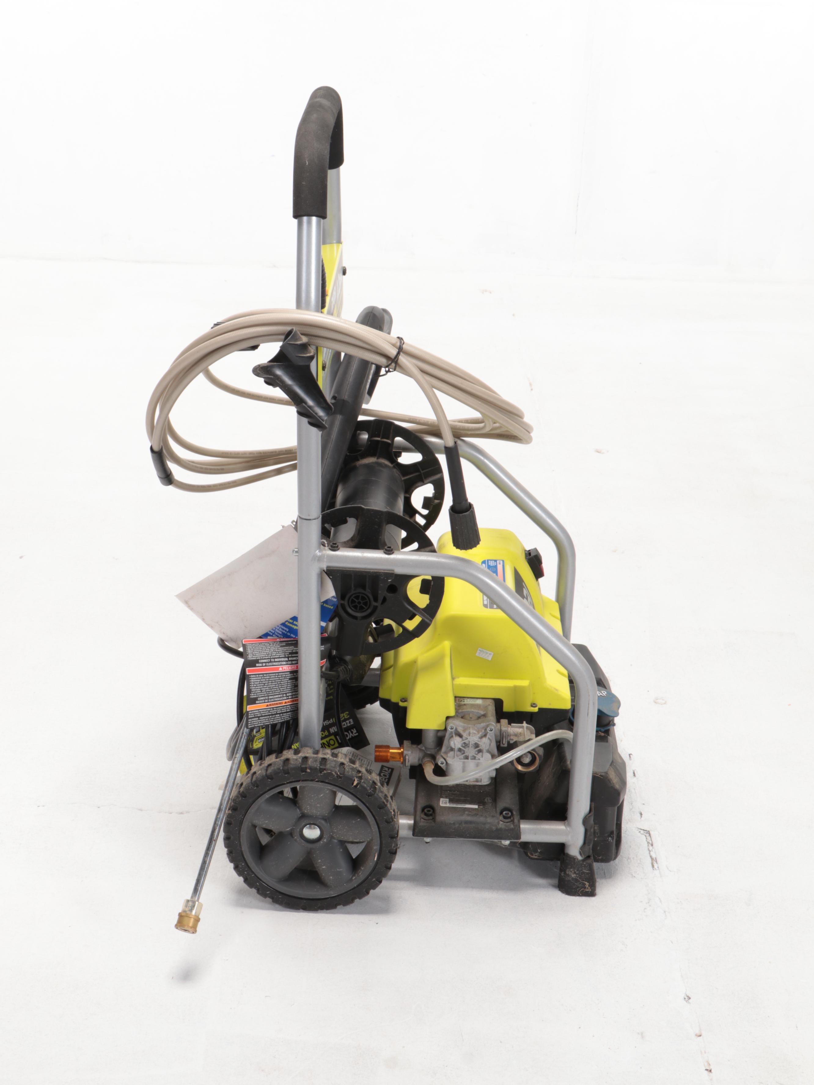 Ryobi Premium Electric 2000 PSI Pressure Washer With Wand and Jose